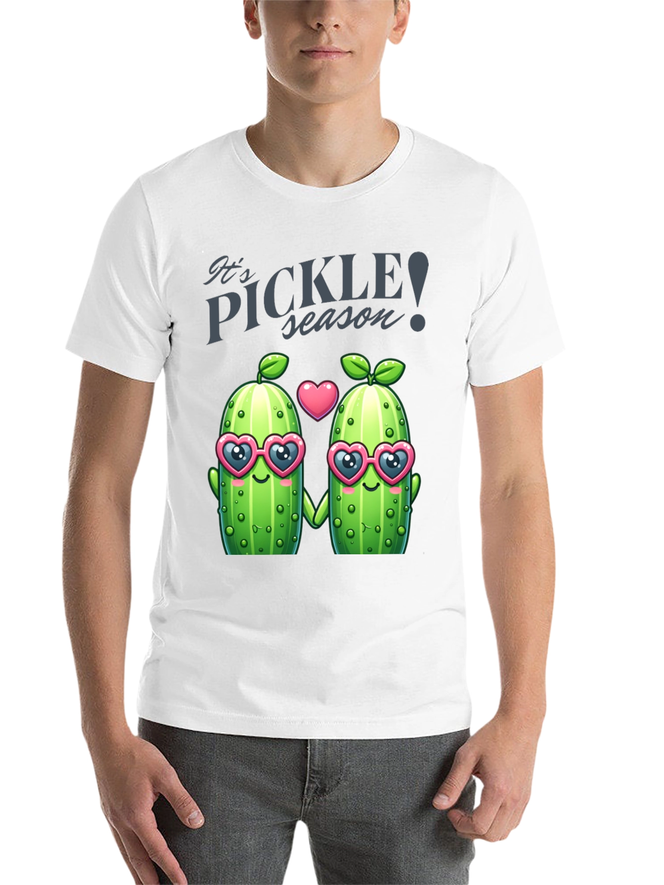 Black Pickle Season T-Shirt - Funny Cute Pickle Lover Tee view 14