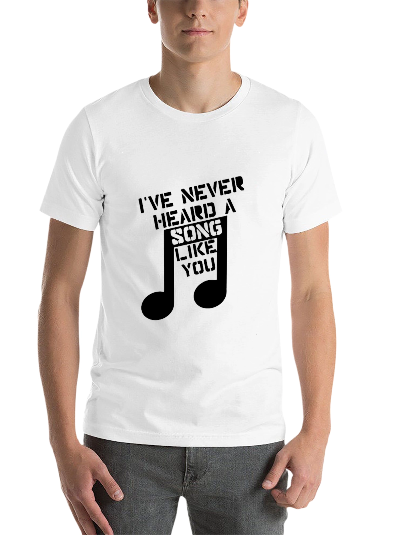 Black Musical T-Shirt: "I've Never Heard a Song Like You" view 14