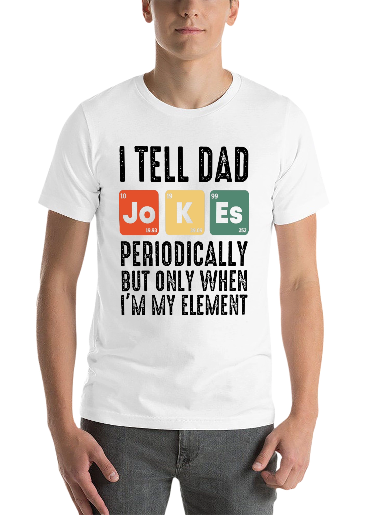 Black Dad Jokes T-Shirt: Periodic Table Element Humor view 14