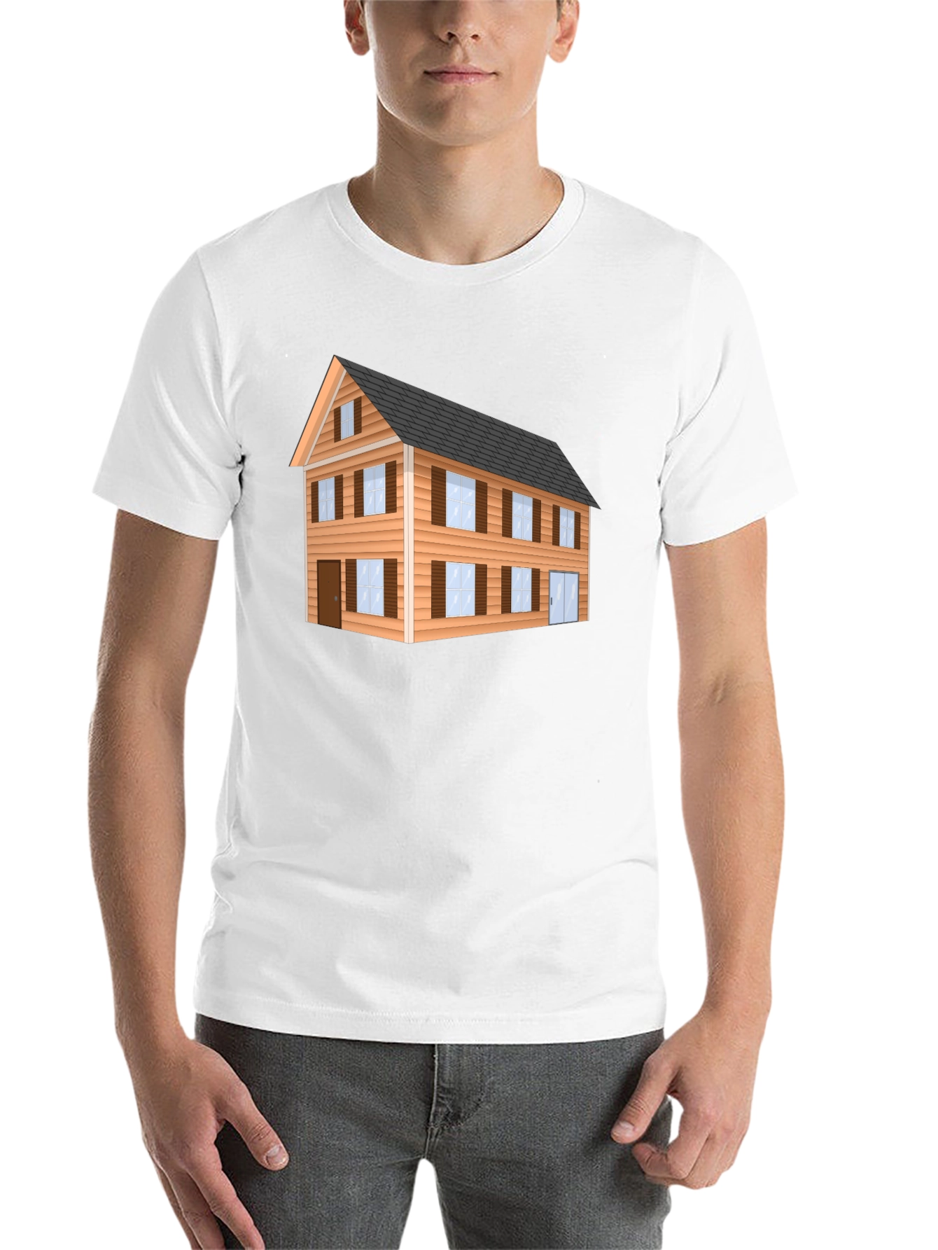 Black House Graphic Black T-Shirt view 14