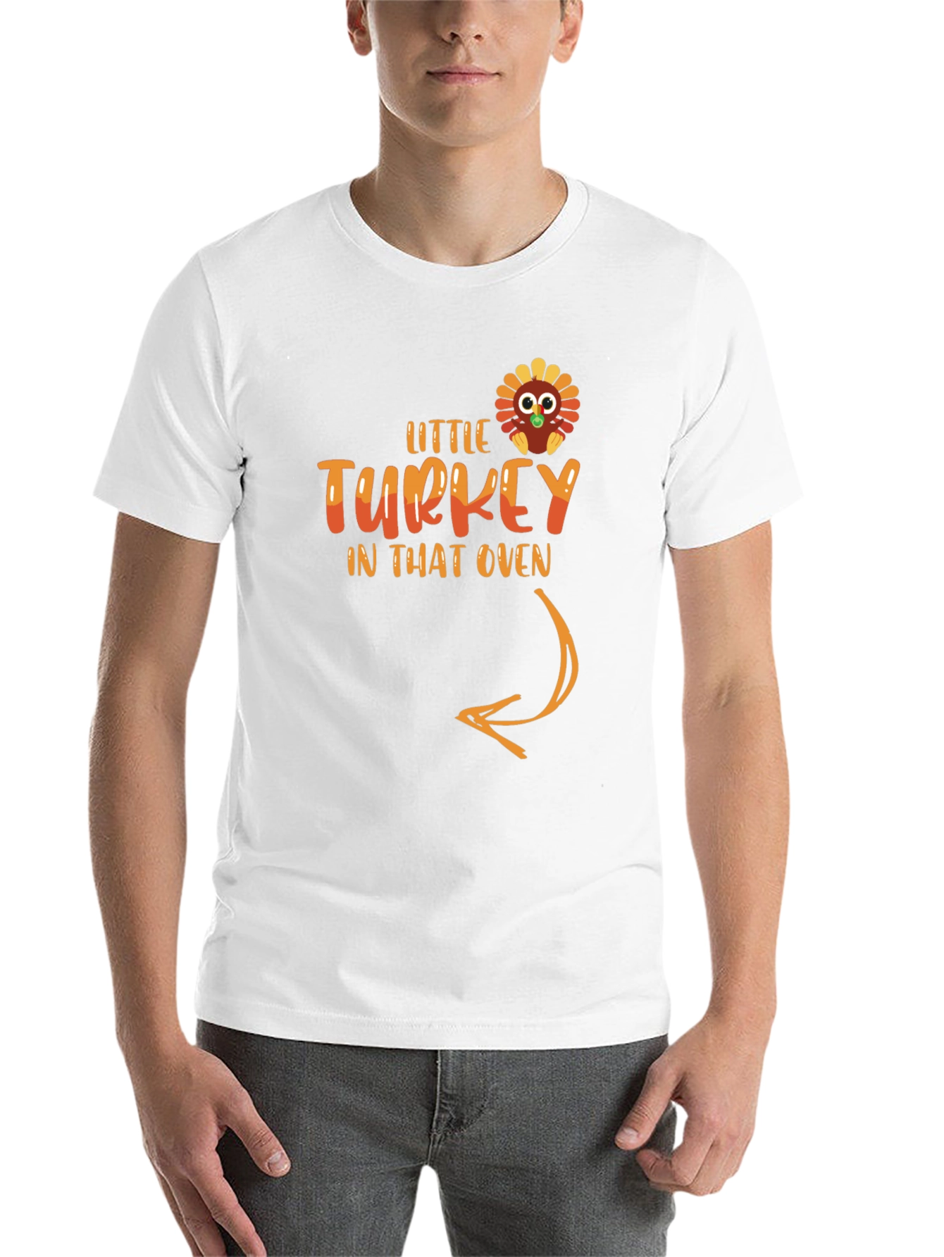 Little Turkey Pregnancy Announcement T-Shirt - 14