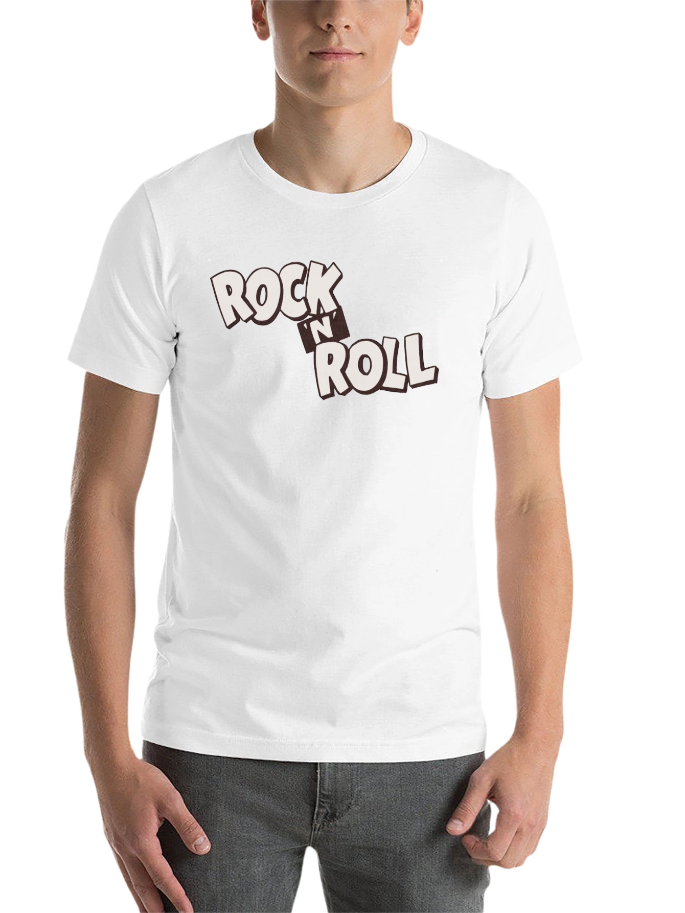 Black Rock 'n' Roll Graphic Black T-Shirt view 14