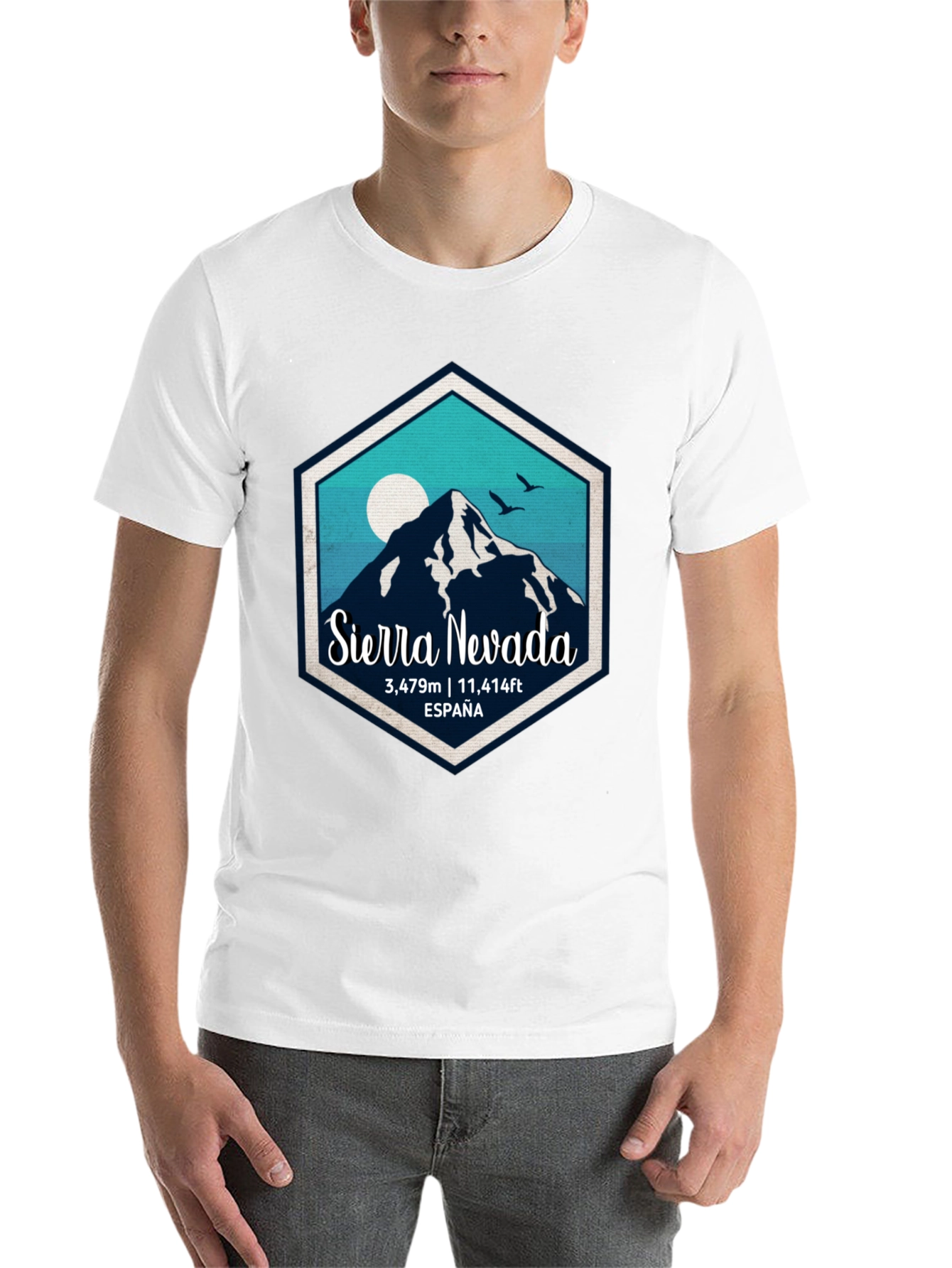Black Sierra Nevada Spain T-Shirt view 14