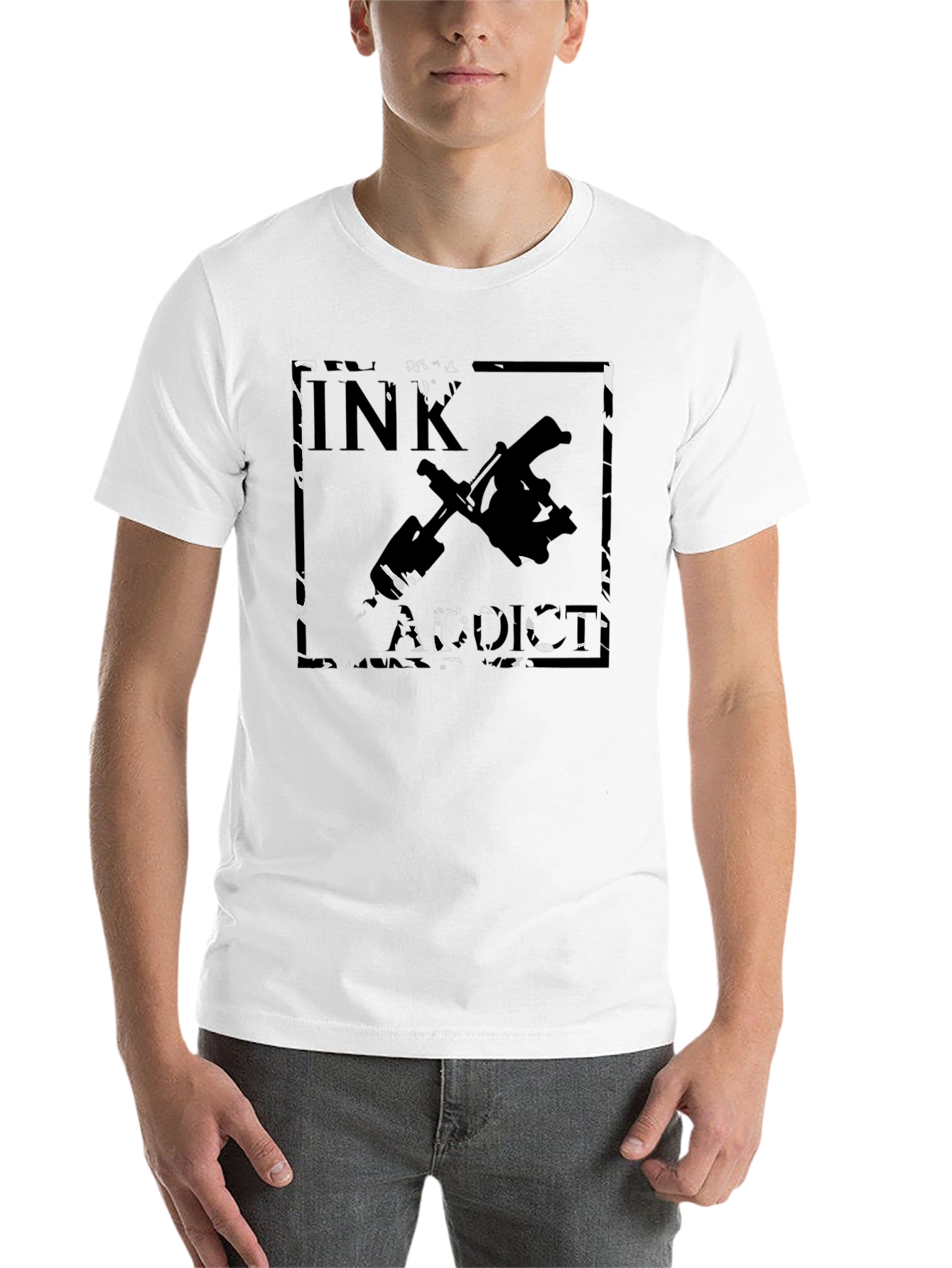 Ink Addict Black Graphic Tee - 14