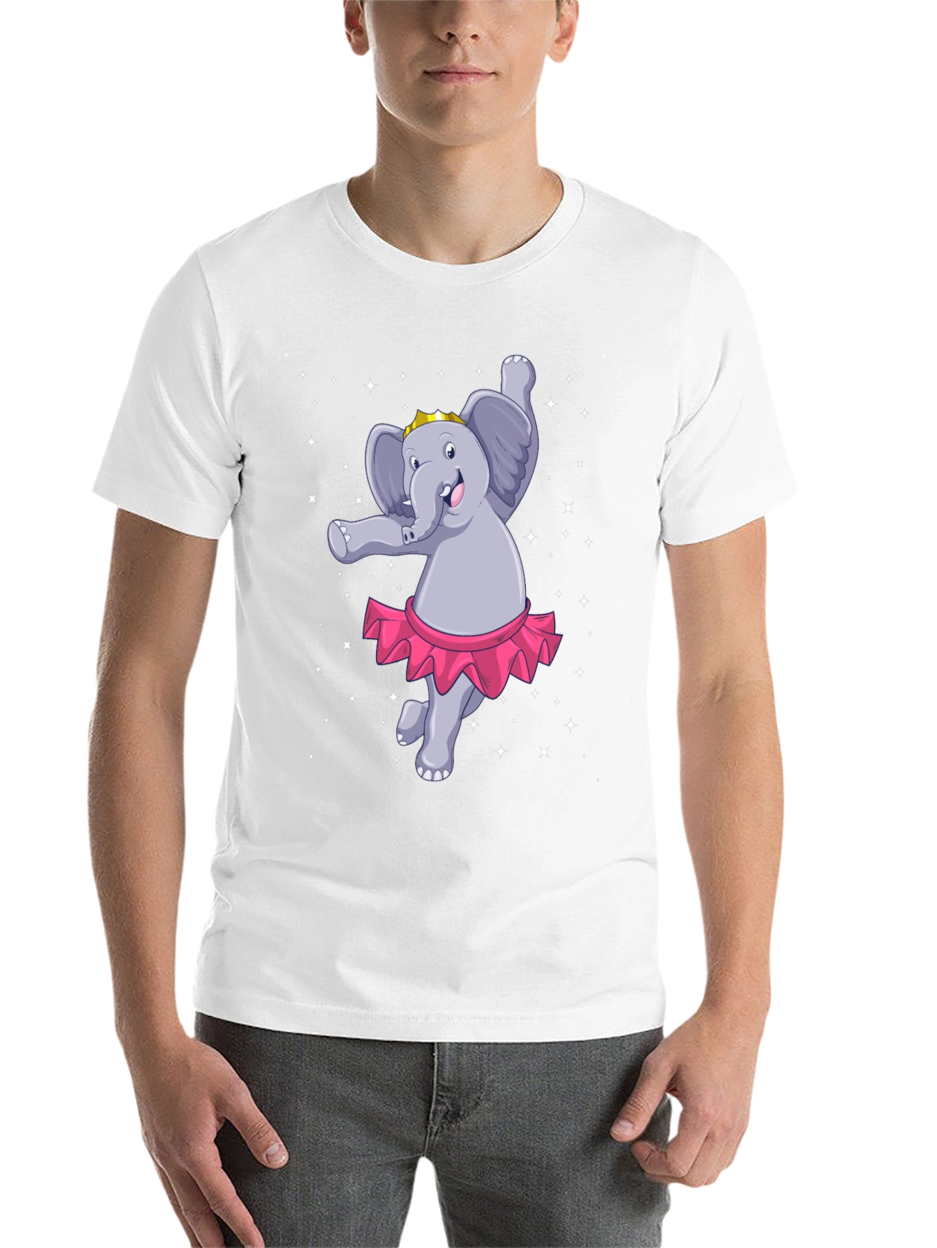 Black Dancing Elephant T-Shirt view 14