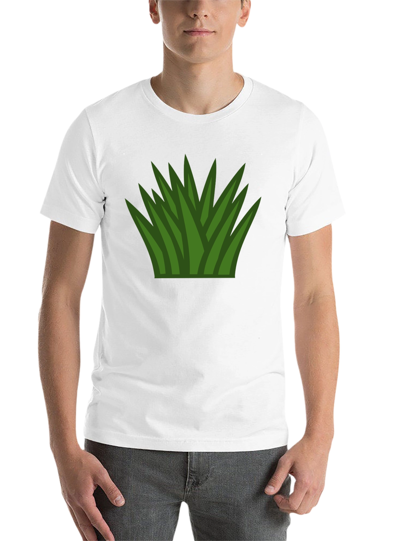 Black Grass Graphic Black T-Shirt view 14