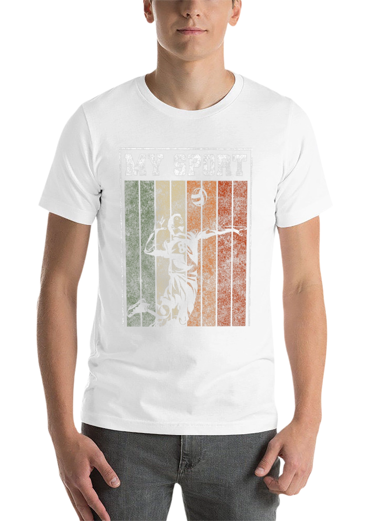 Black My Sport Volleyball Graphic Tee view 14