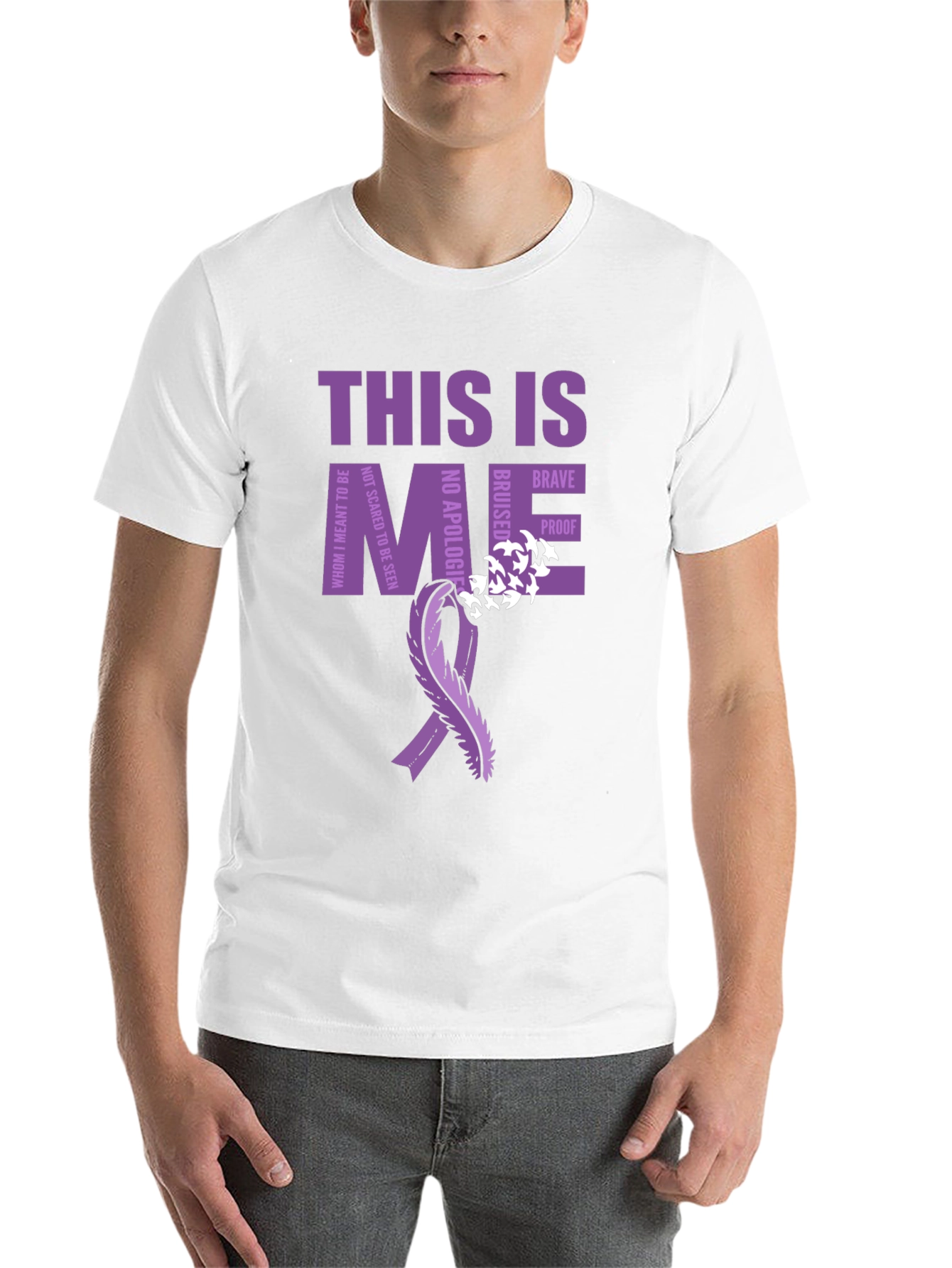 Black This Is Me T-Shirt - Brave, Bruised, No Apologies view 14