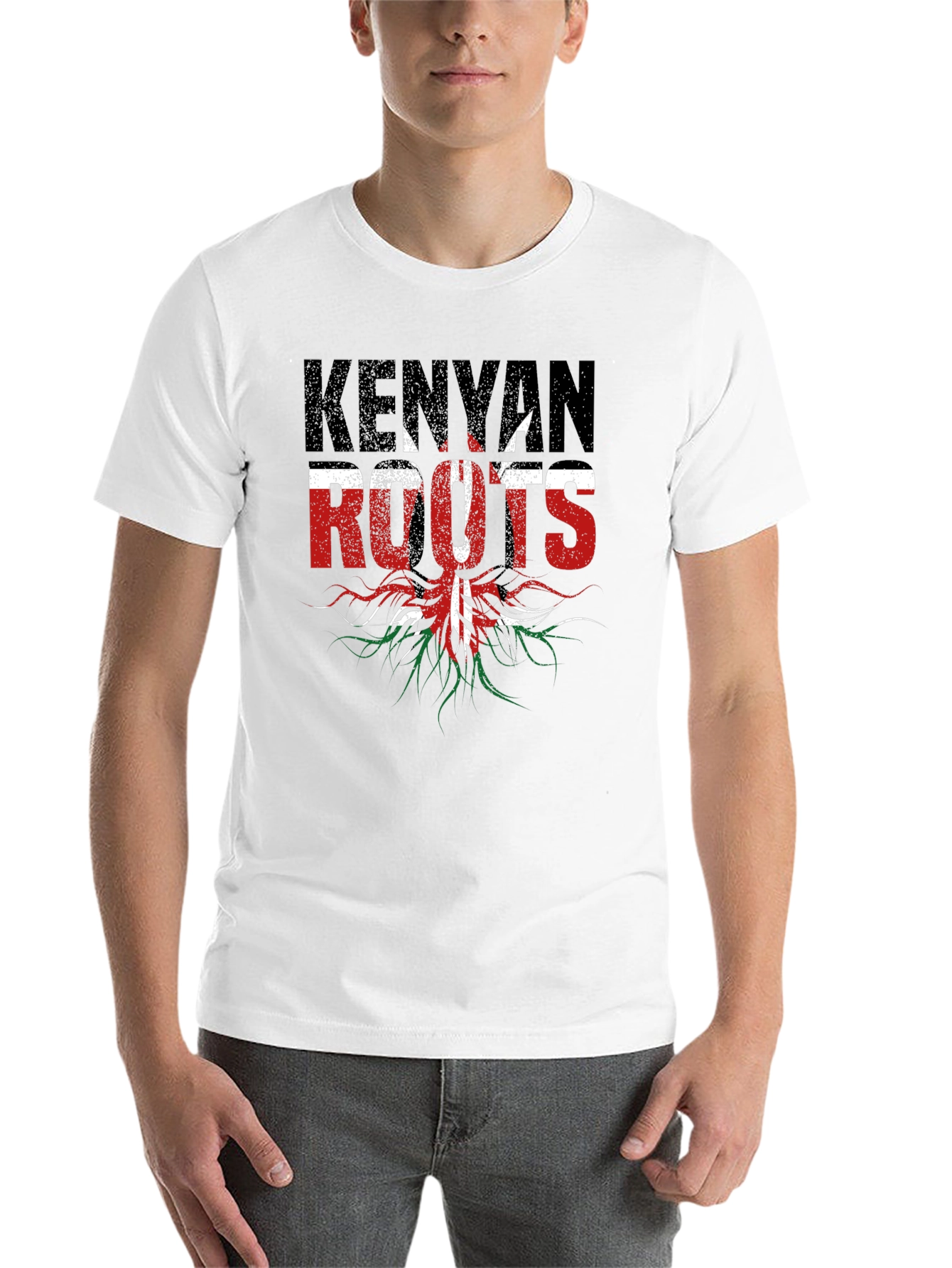 Kenyan Roots T-Shirt - Black Graphic Tee - 14