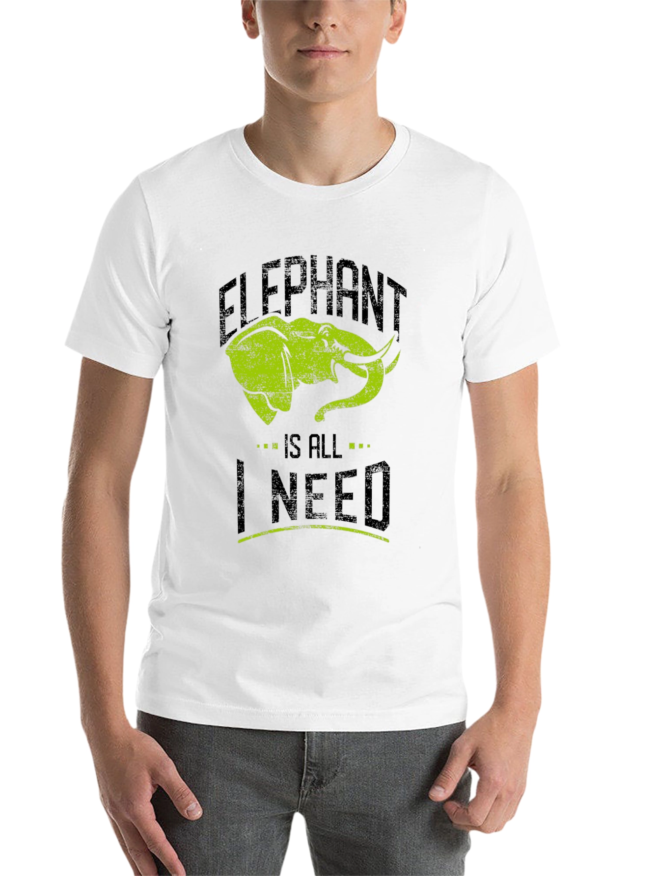 Black Elephant Is All I Need Graphic T-Shirt view 14