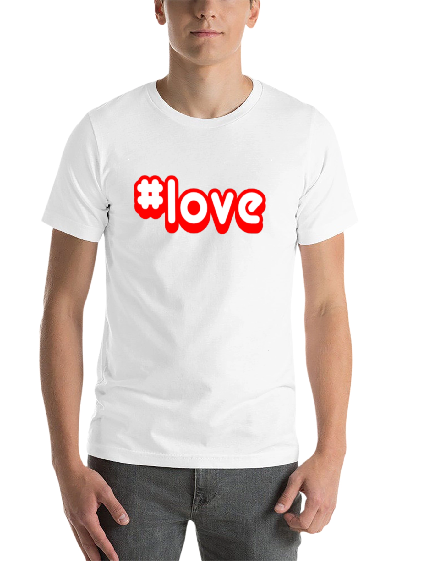 Black #Love T-Shirt - Stylish Graphic Tee - Soft Cotton Blend view 14