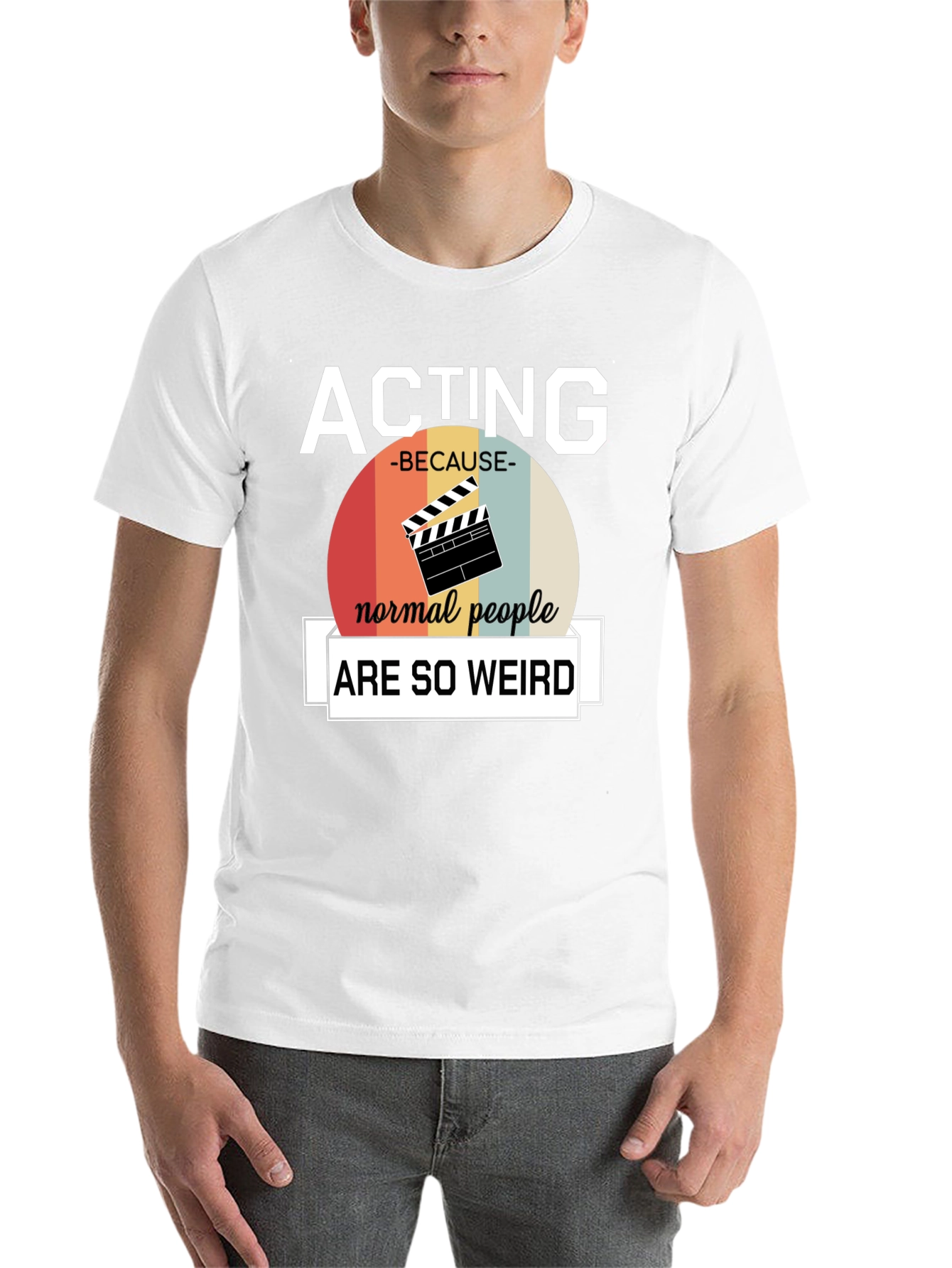 Black Acting Because Normal People Are So Weird T-Shirt view 14