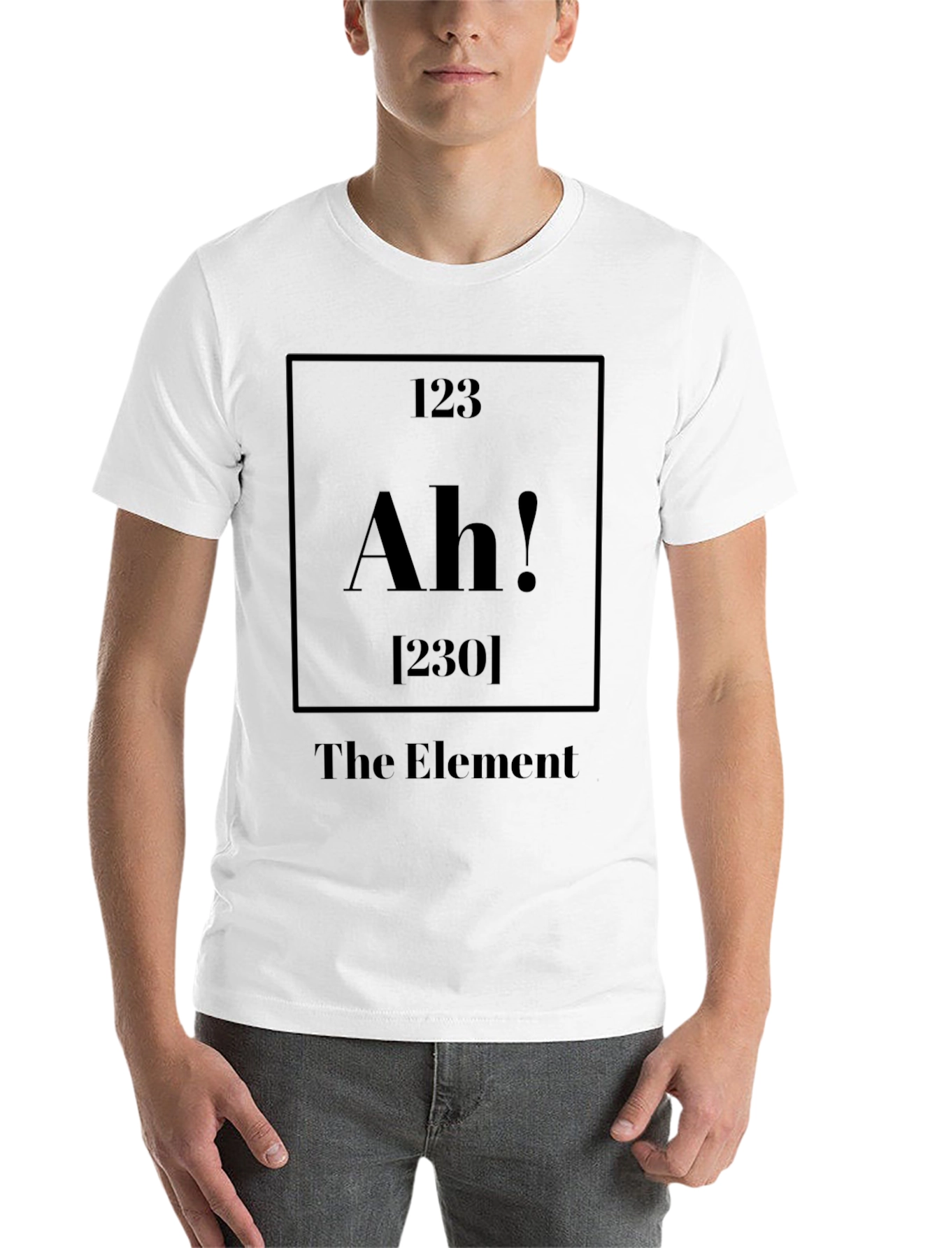 Black Ah! The Element Graphic T-Shirt - Black view 14