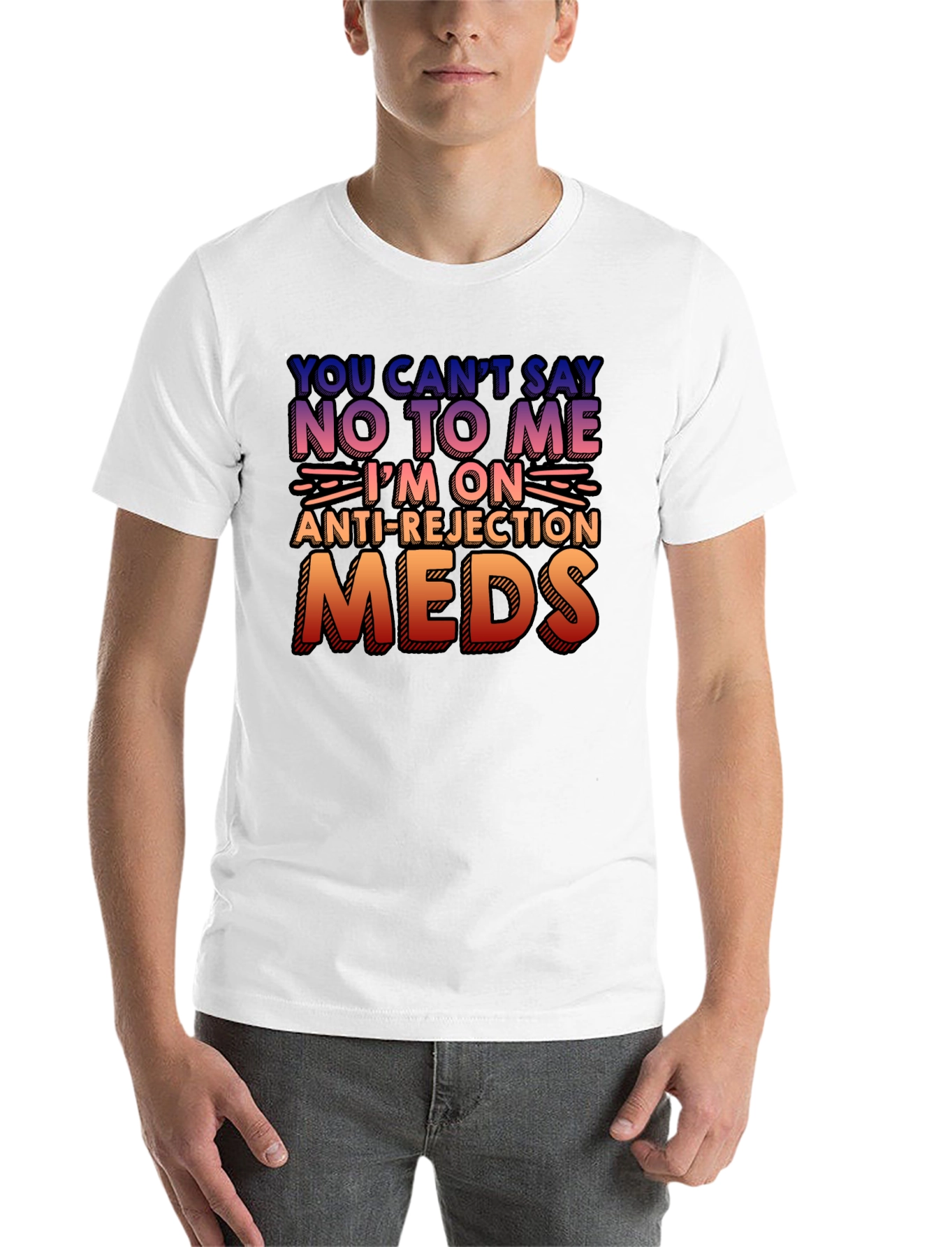 Black Anti-Rejection Meds Graphic Tee view 14