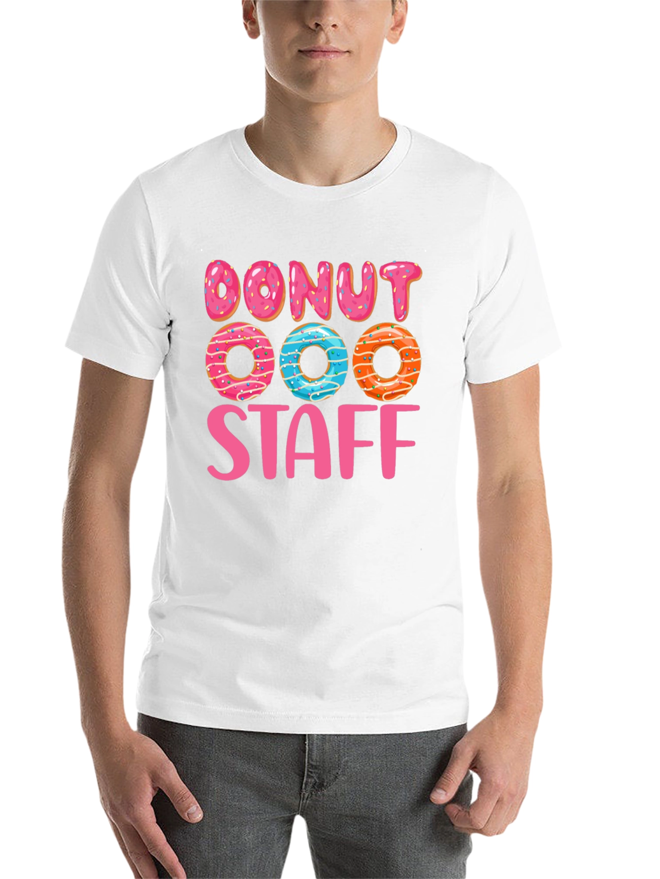 Black Donut Staff Graphic T-Shirt view 14