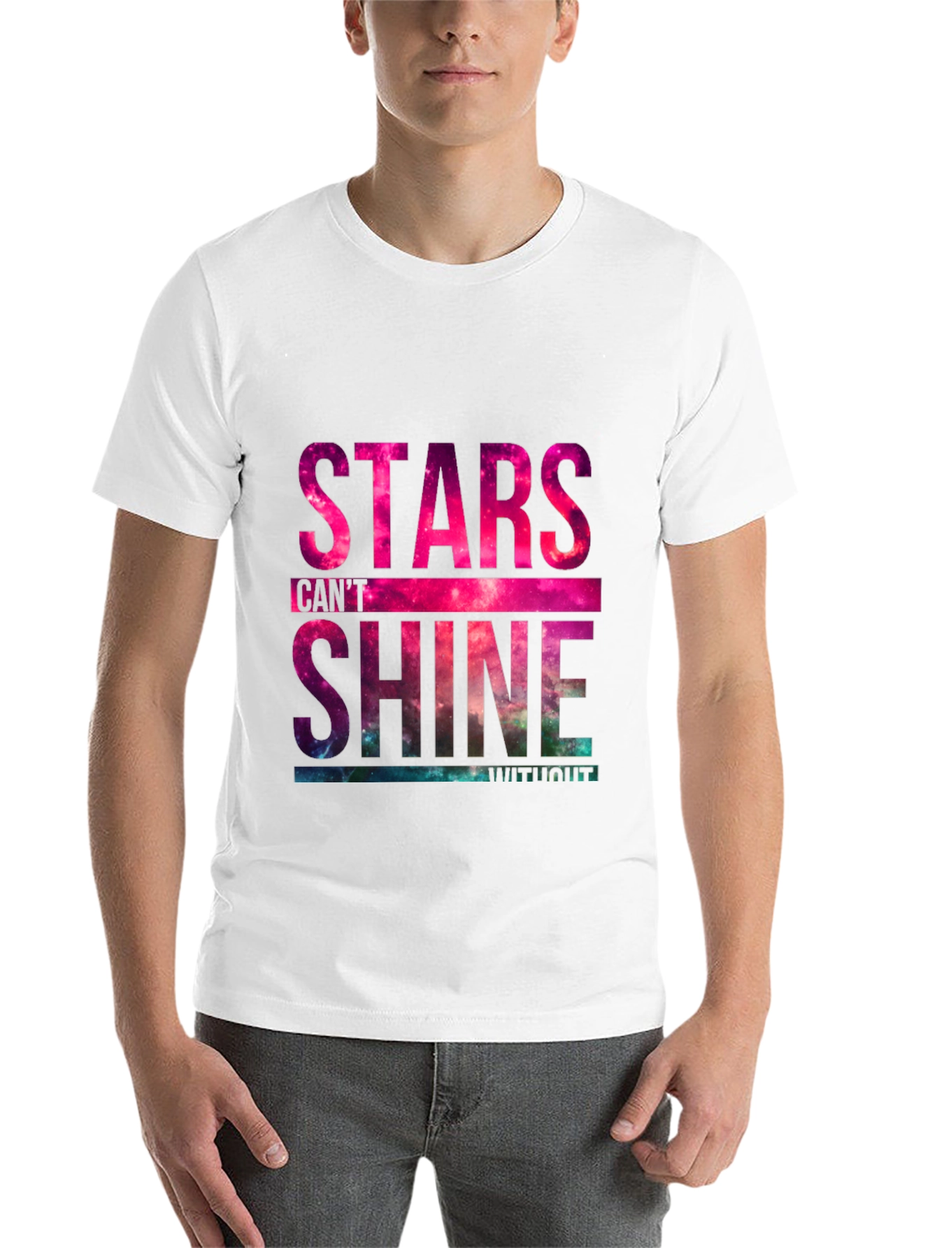 Black Stars Can't Shine T-Shirt view 14
