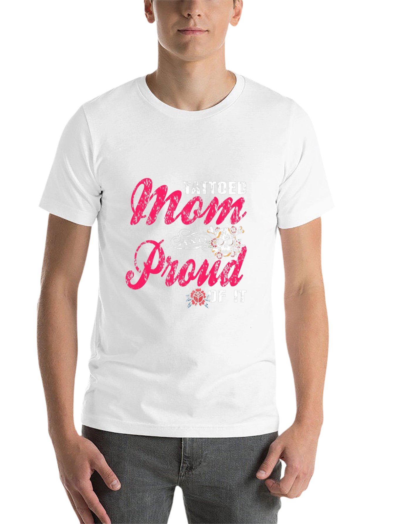 Tattooed Mom & Proud T-Shirt - Black - 14