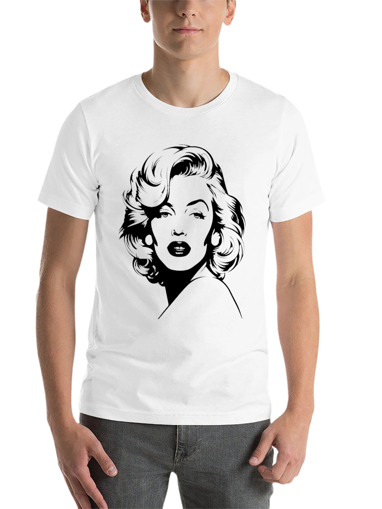 Black Marilyn Monroe Black T-Shirt  view 14
