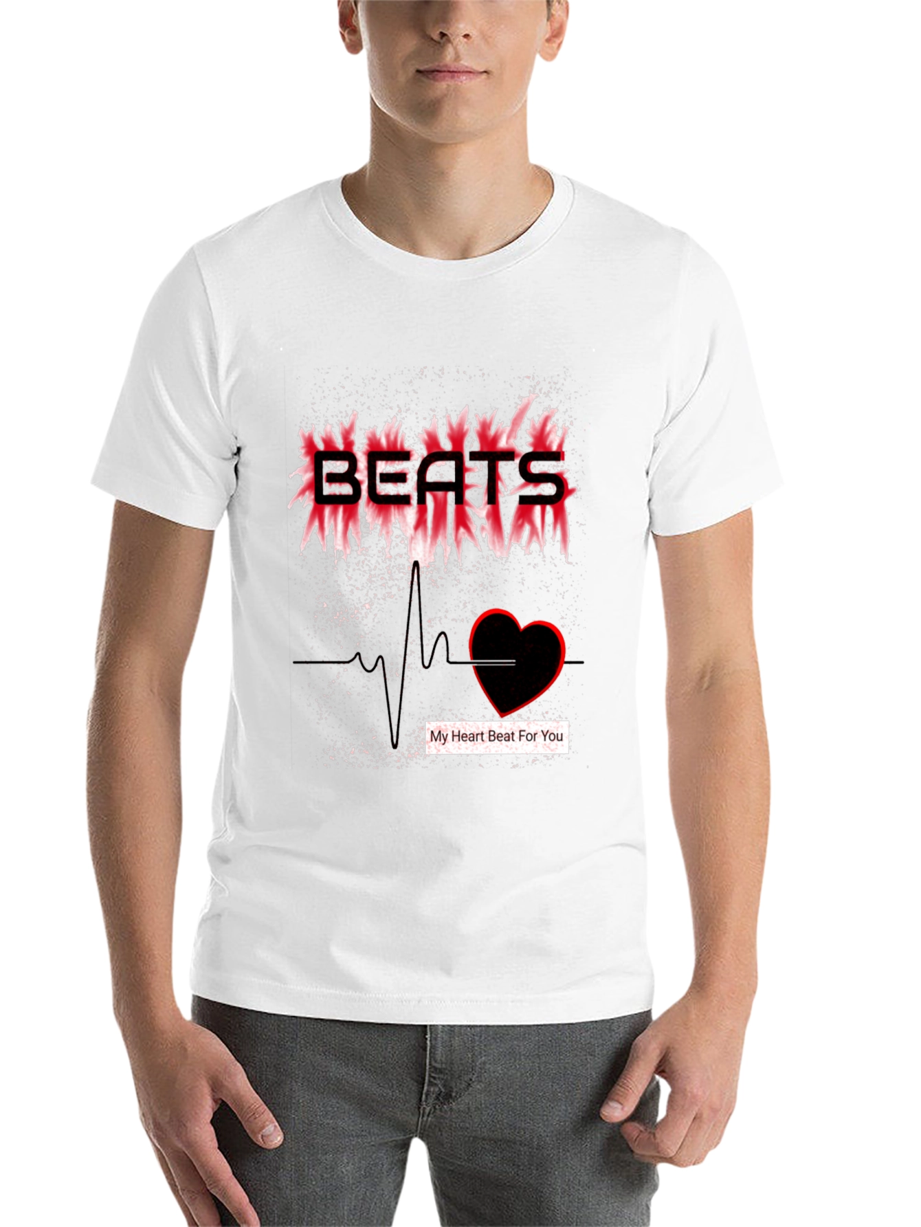 Black Beats of My Heart T-Shirt view 14