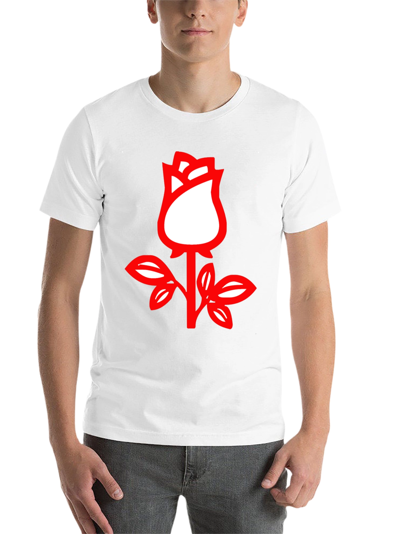 Black Rose Graphic Tee - Stylish Black Cotton T-Shirt view 14