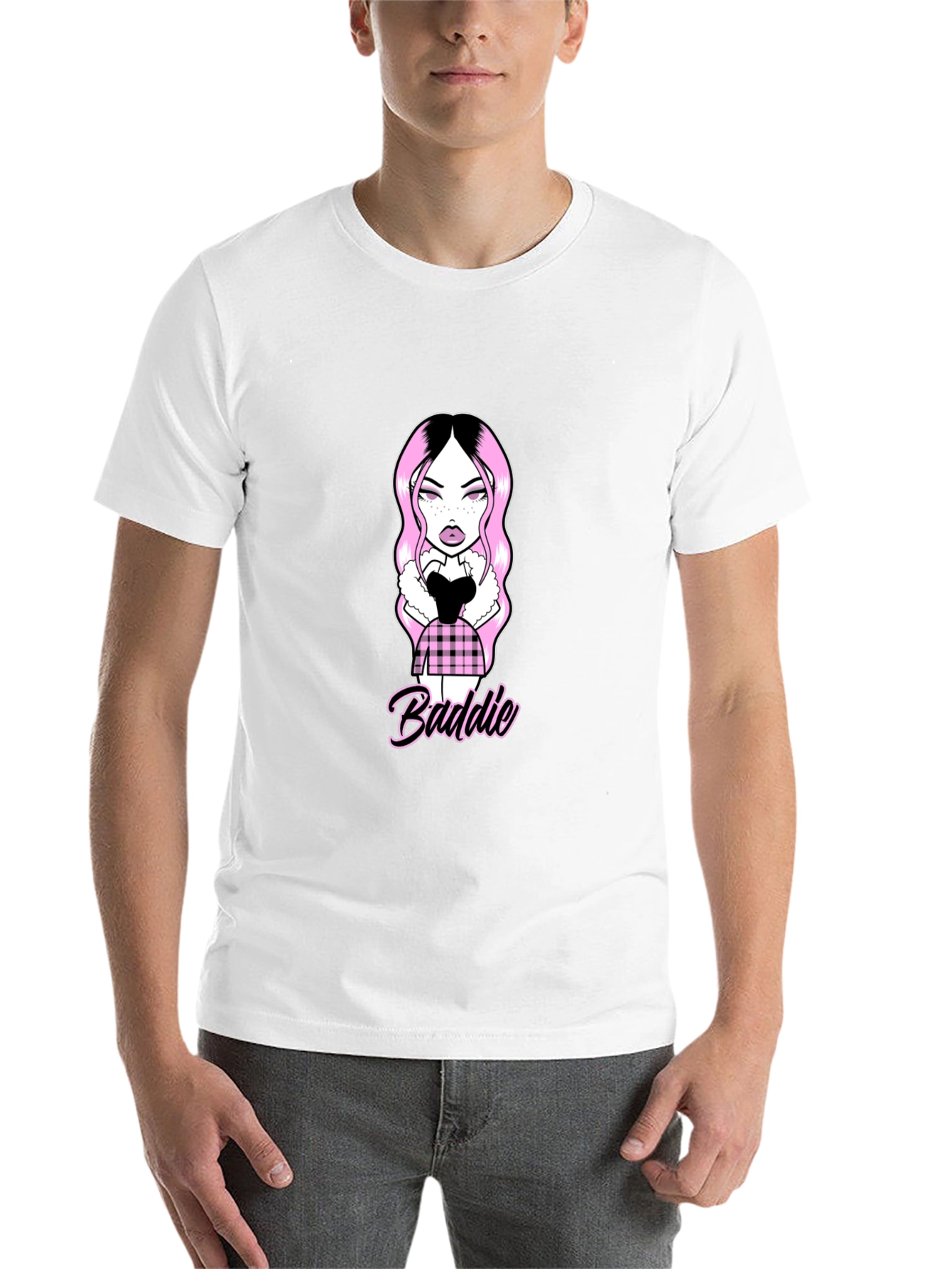 Black Baddie Girl Graphic Tee view 14