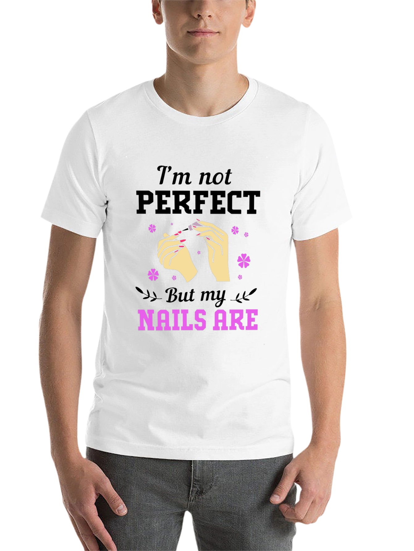 Black Funny Nail Art T-Shirt for Manicurists  view 14