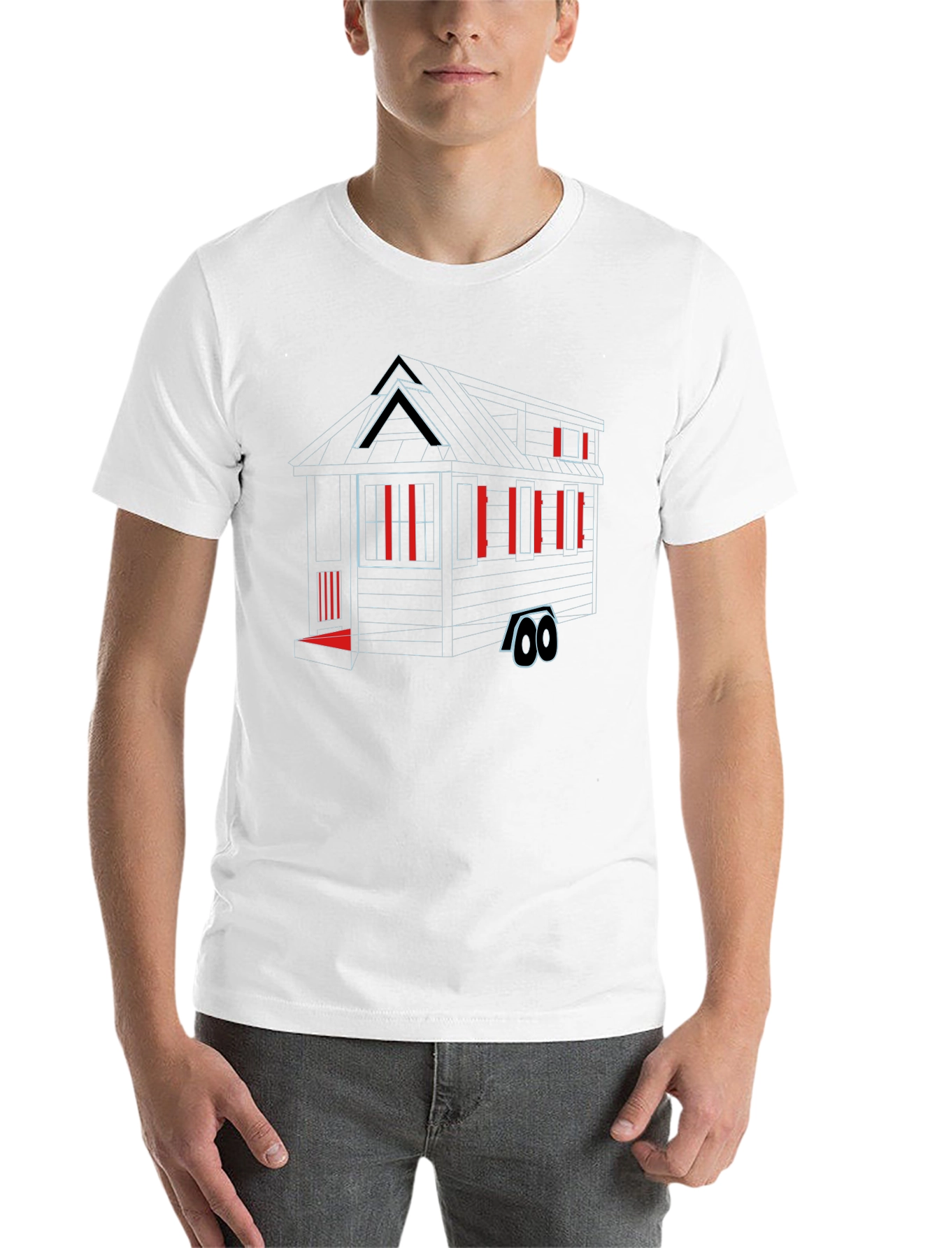 Modern Tiny House Graphic Tee - 14