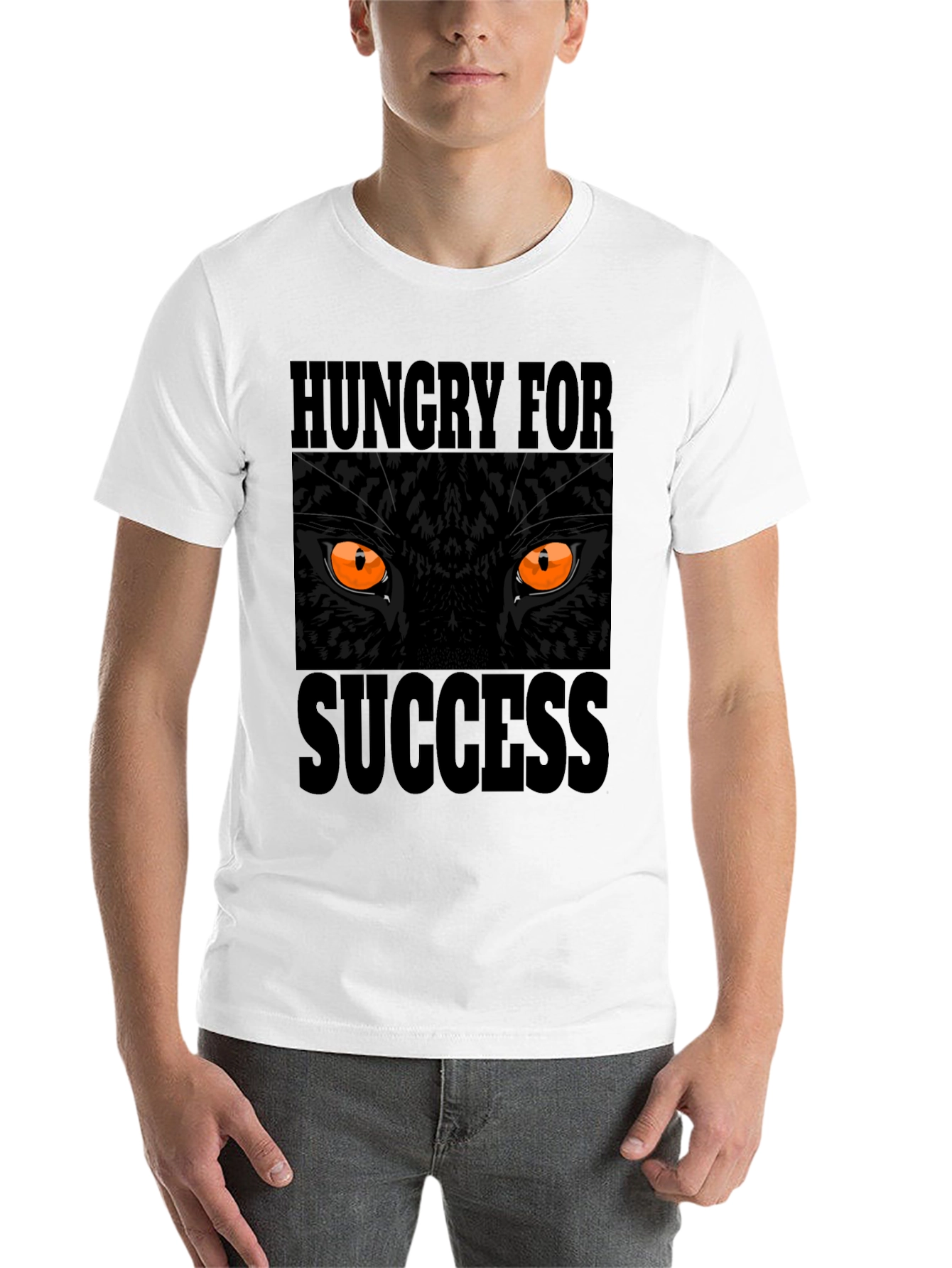 Black Hungry for Success Graphic Tee view 14