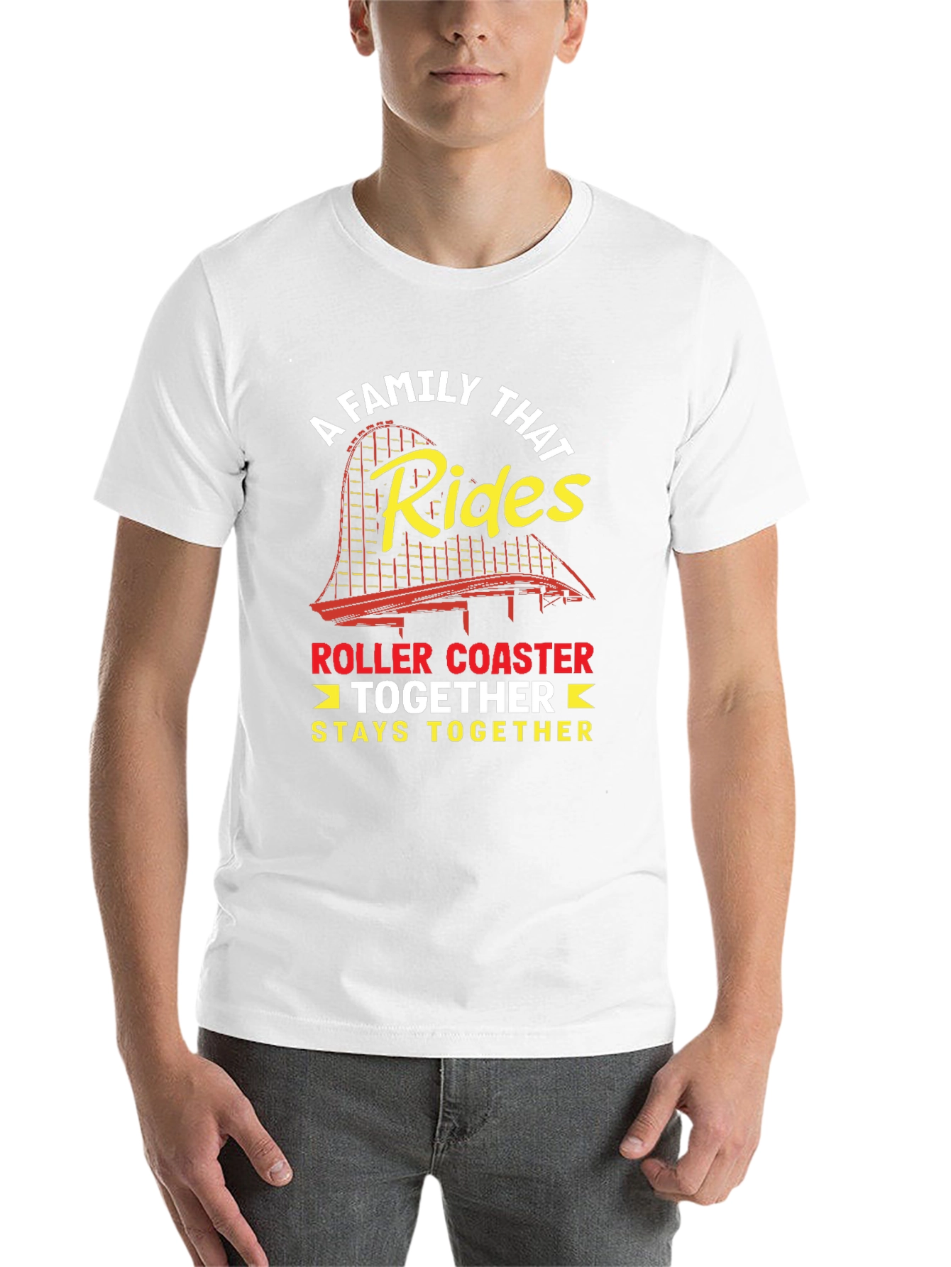 Black Family Roller Coaster Ride T-Shirt view 14