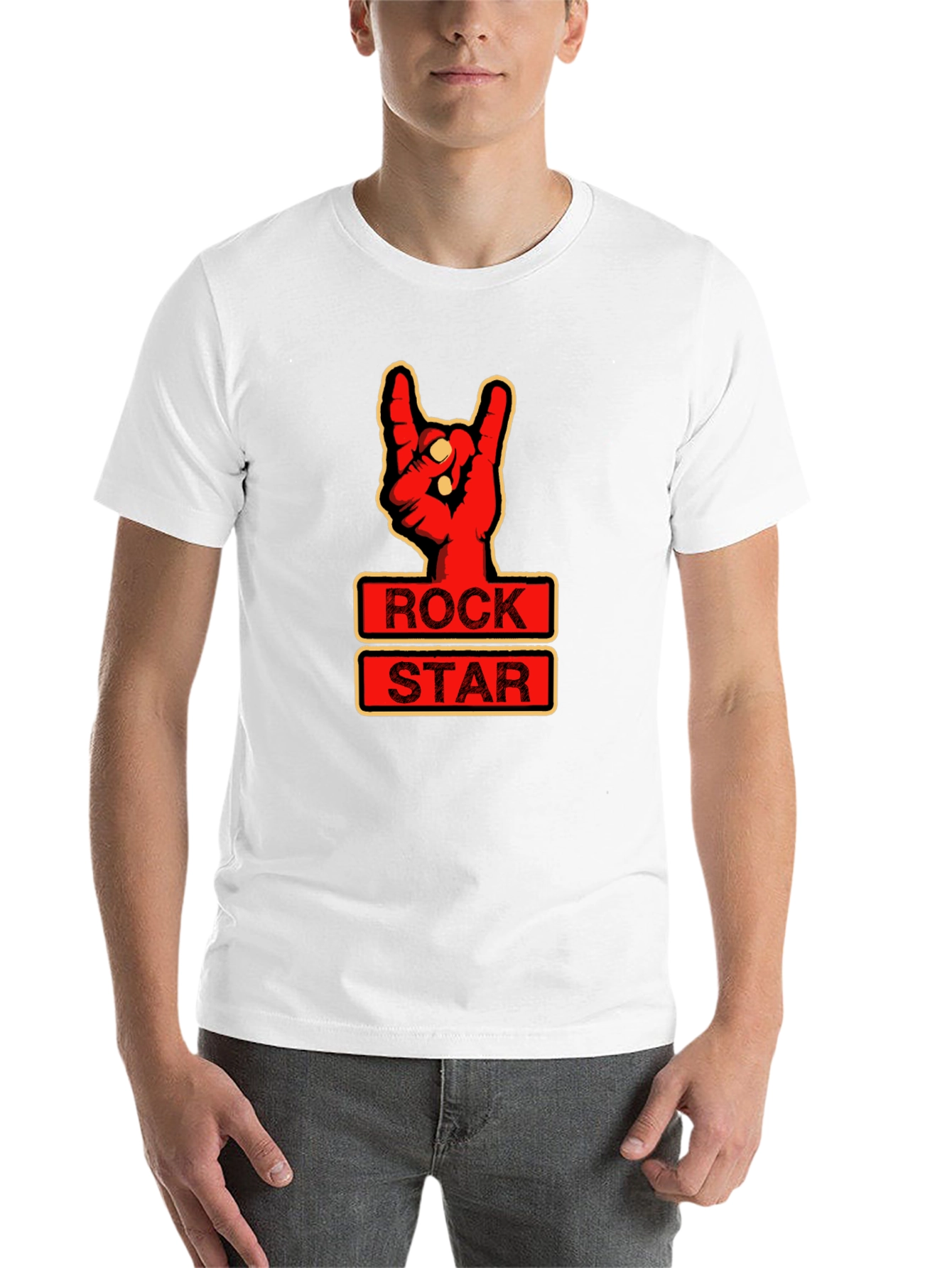 Black Rock Star Graphic Tee - Music Lover Shirt view 14