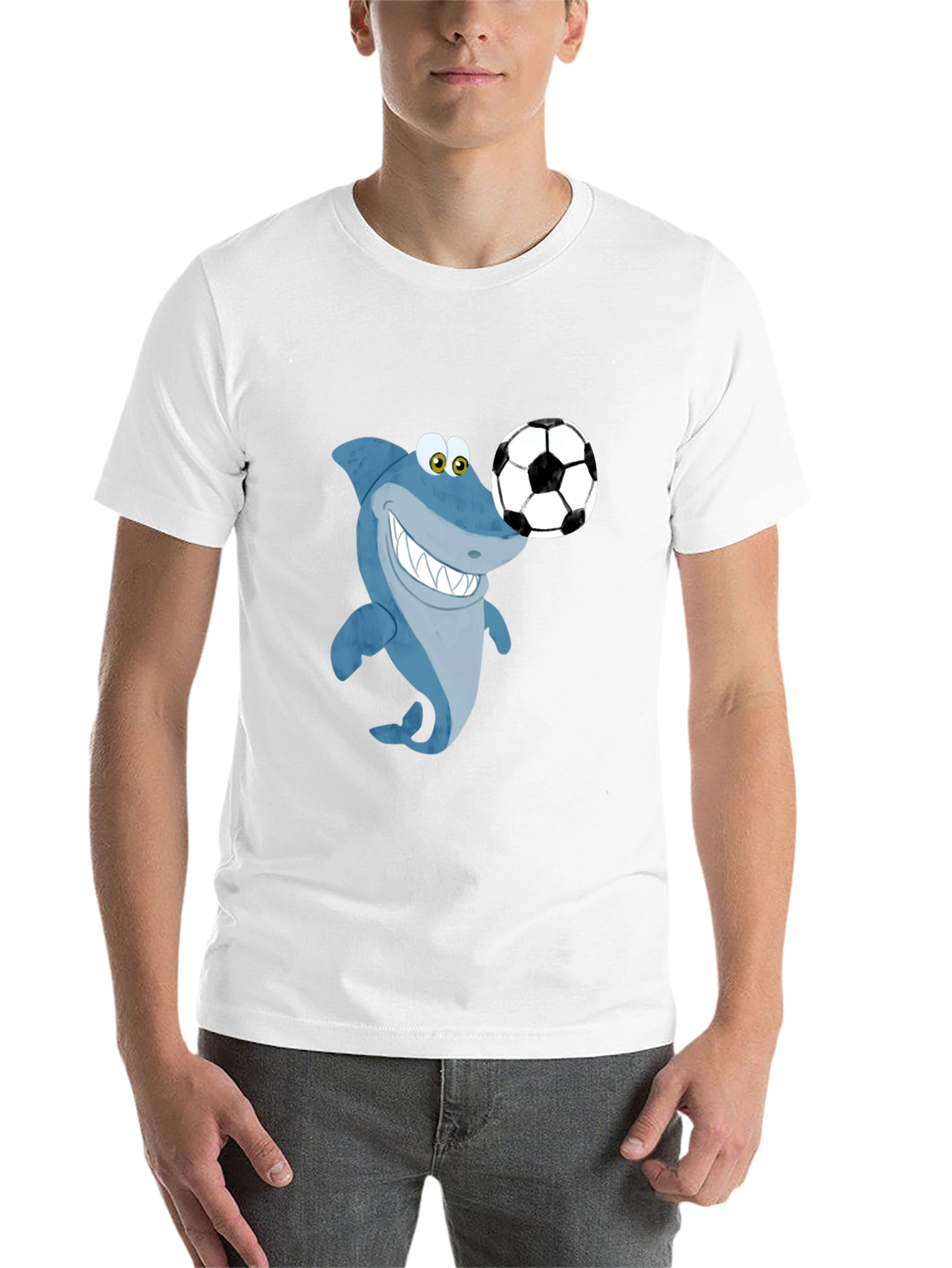 Black Shark Soccer T-Shirt view 14