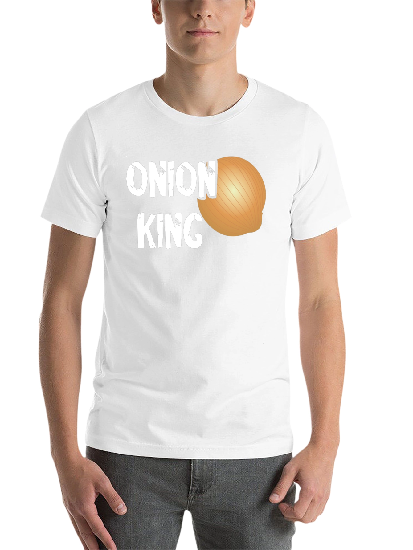 Black Onion King Funny Graphic Tee - Black T-Shirt view 14