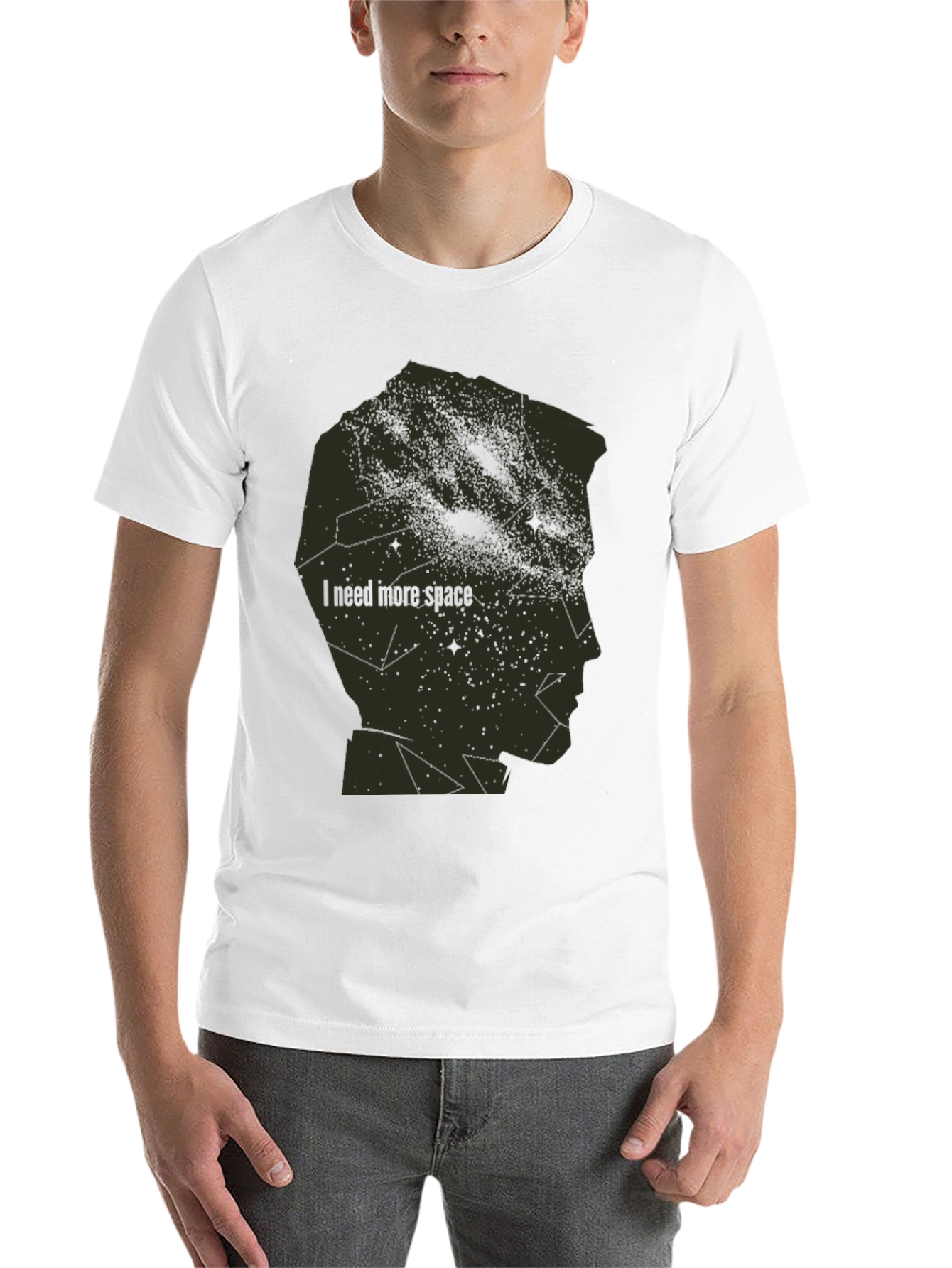 Black Cosmic Mind T-Shirt - Need More Space view 14