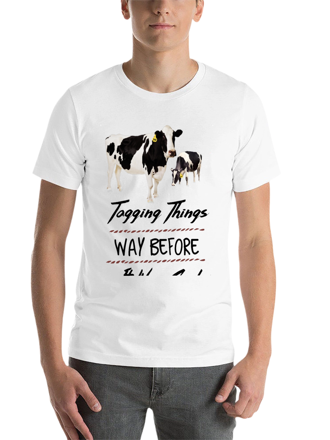 Black Cow Tagging T-Shirt - Way Before view 14