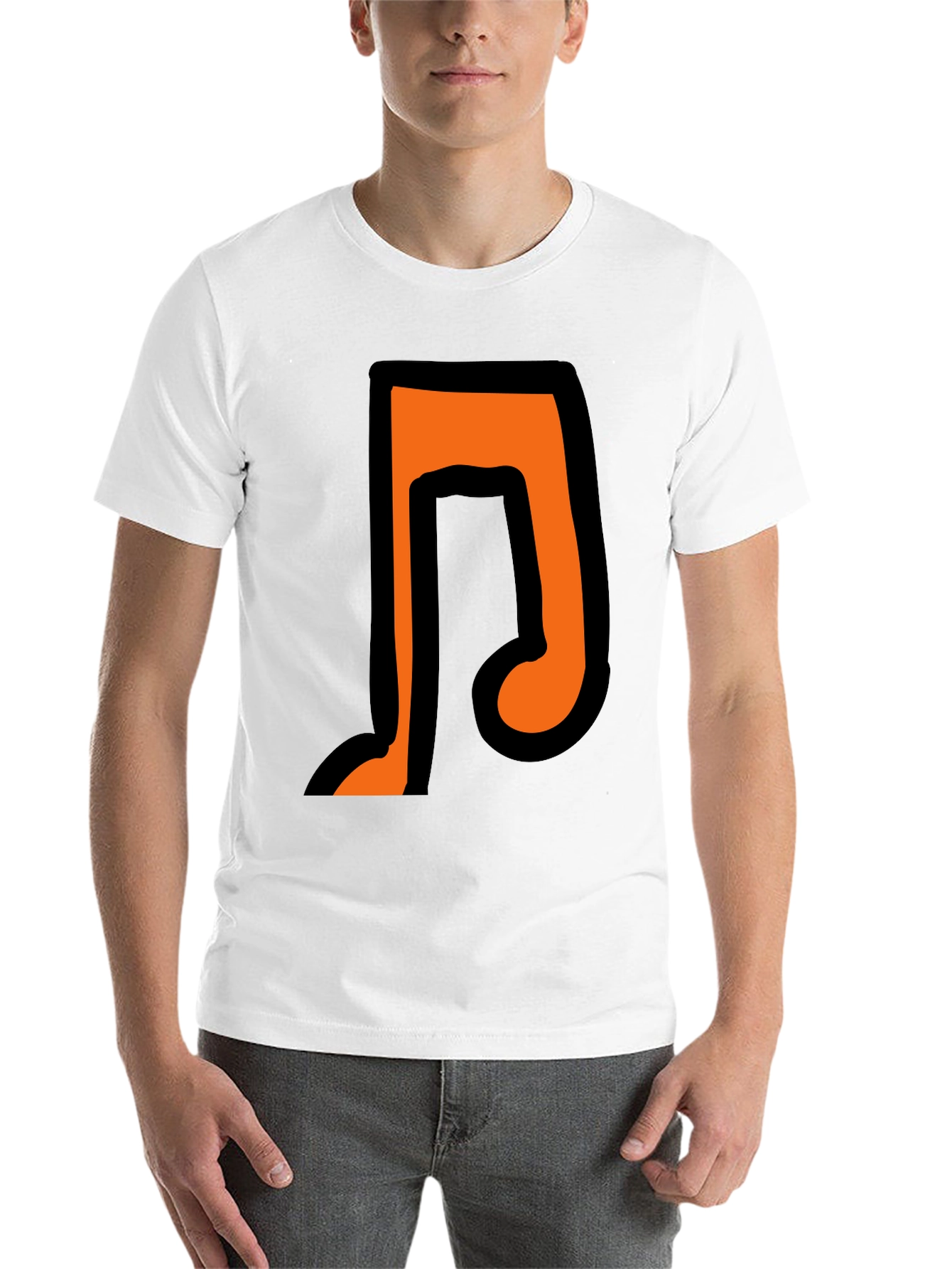 Black Music Note Graphic T-Shirt view 14