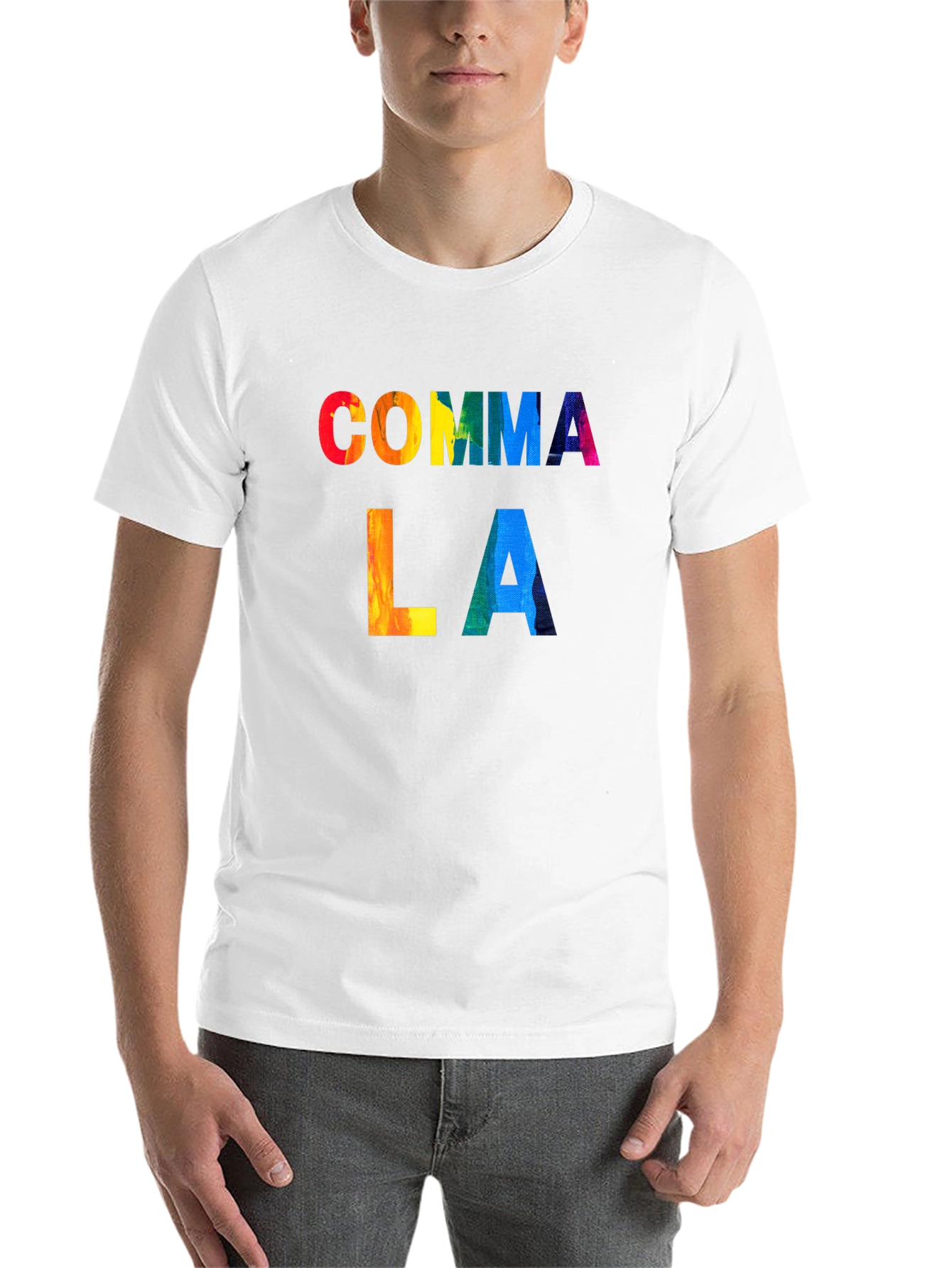 Black Comma LA Rainbow T-Shirt view 14