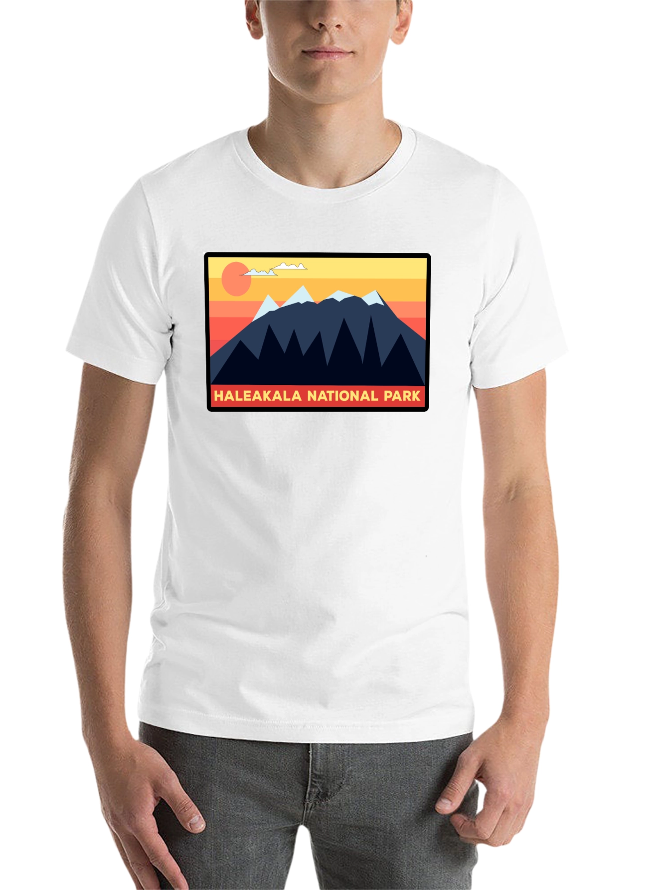 Black Haleakala National Park Graphic T-Shirt view 14
