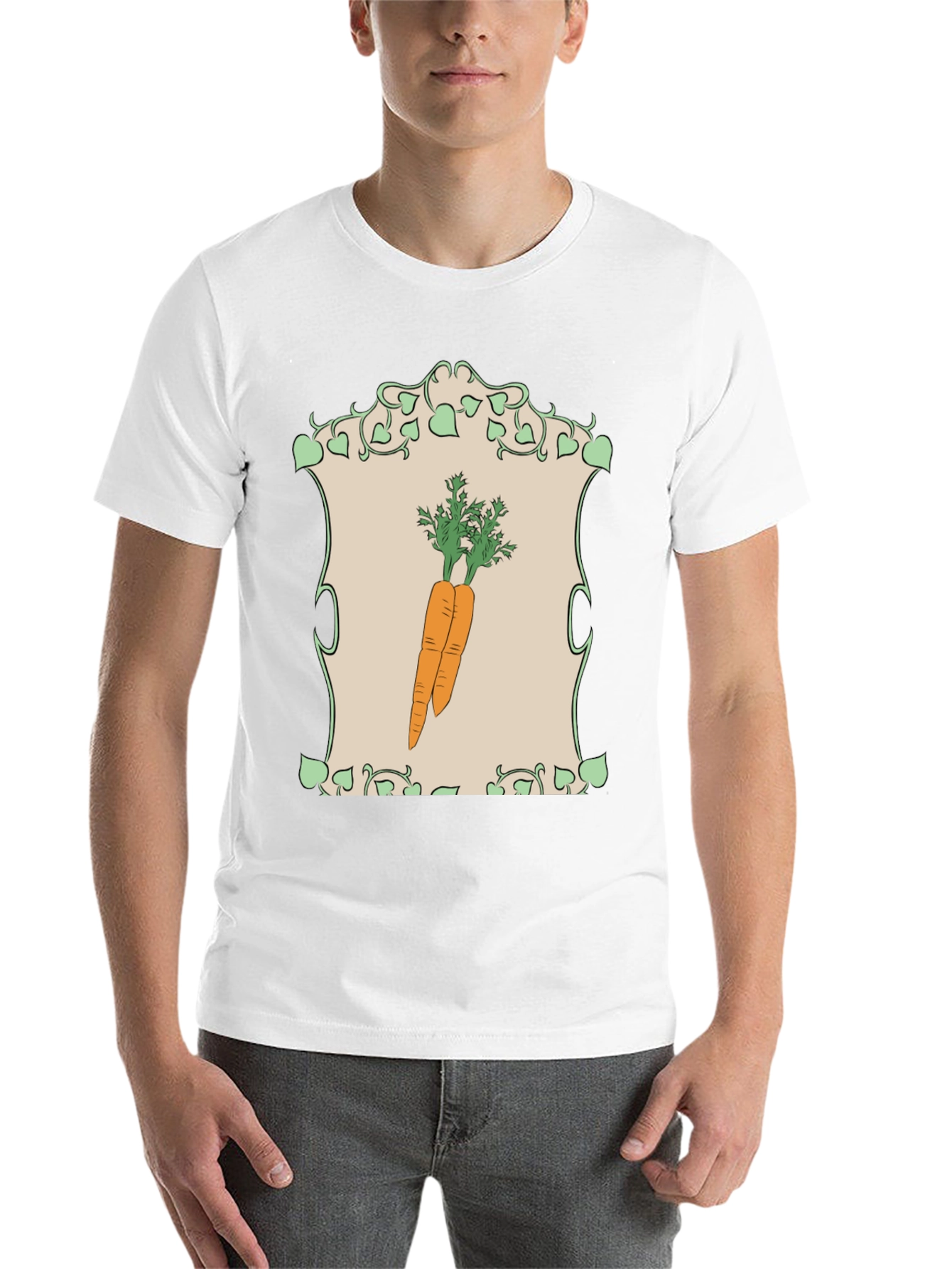 Black Carrot Graphic T-Shirt - Vegetable Lover Apparel view 14