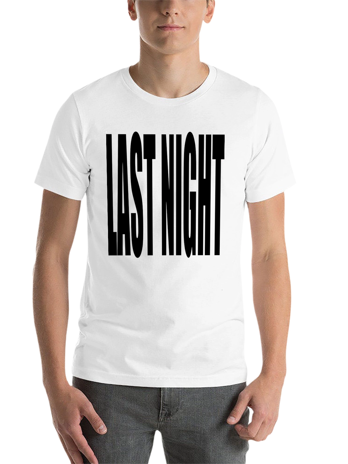 Black Last Night Graphic T-Shirt - Black view 14