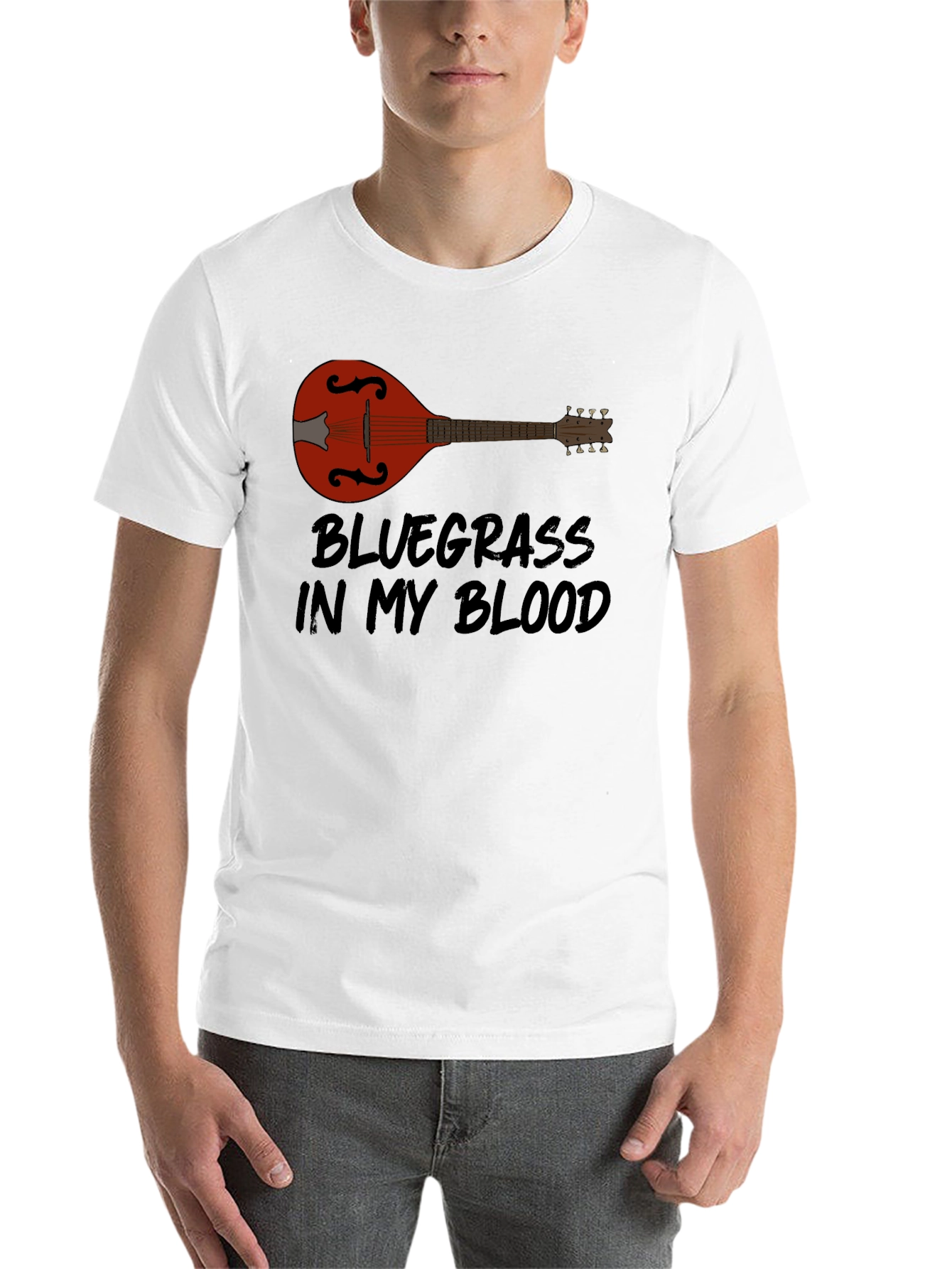 Black Bluegrass in My Blood T-Shirt - Music Lover Tee view 14