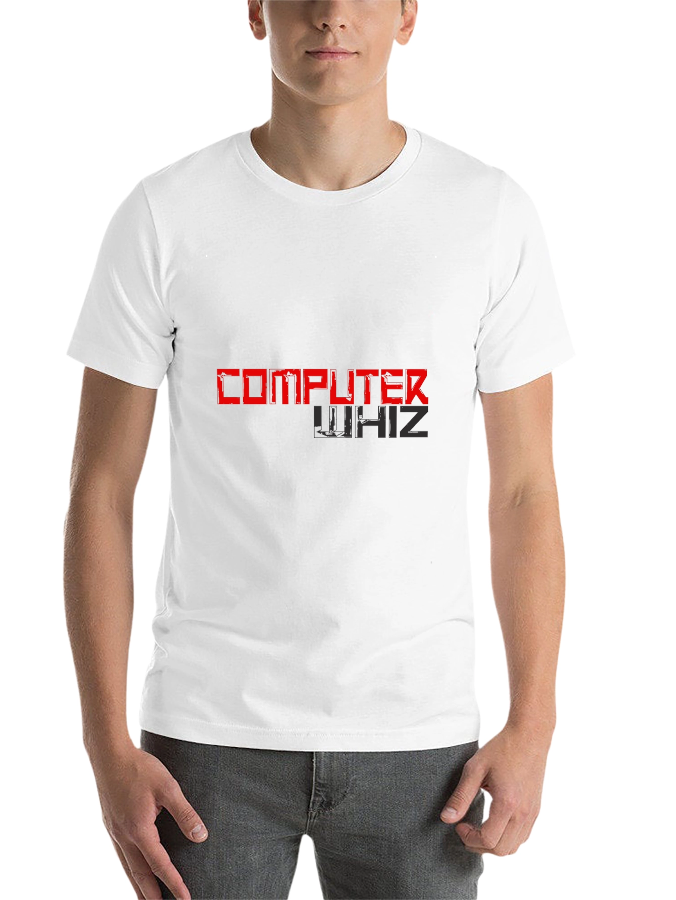 Black Computer Whiz Graphic T-Shirt - Cool & Comfortable view 14
