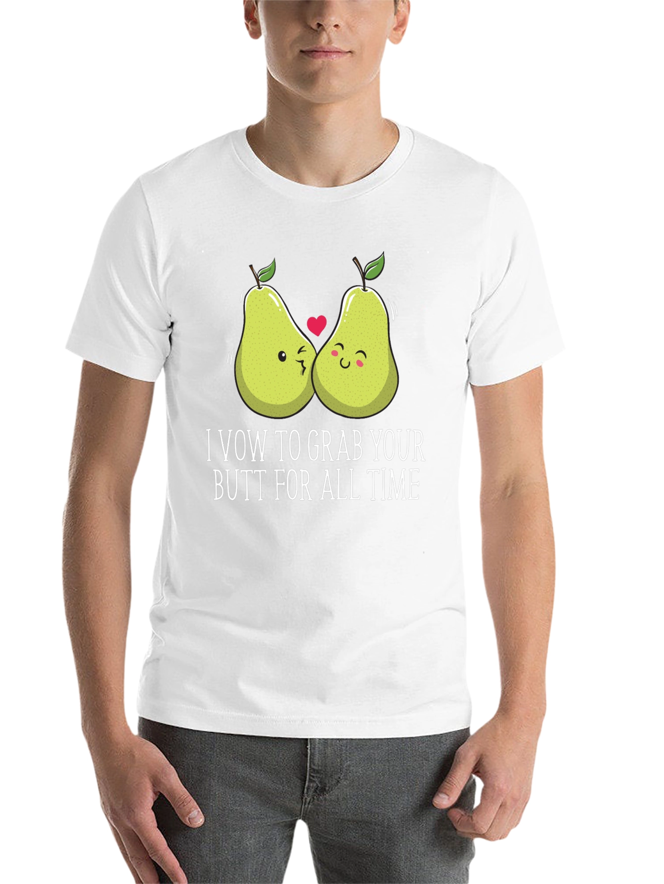 Black Pear-fect Match T-Shirt: I Vow To Grab Your Butt view 14
