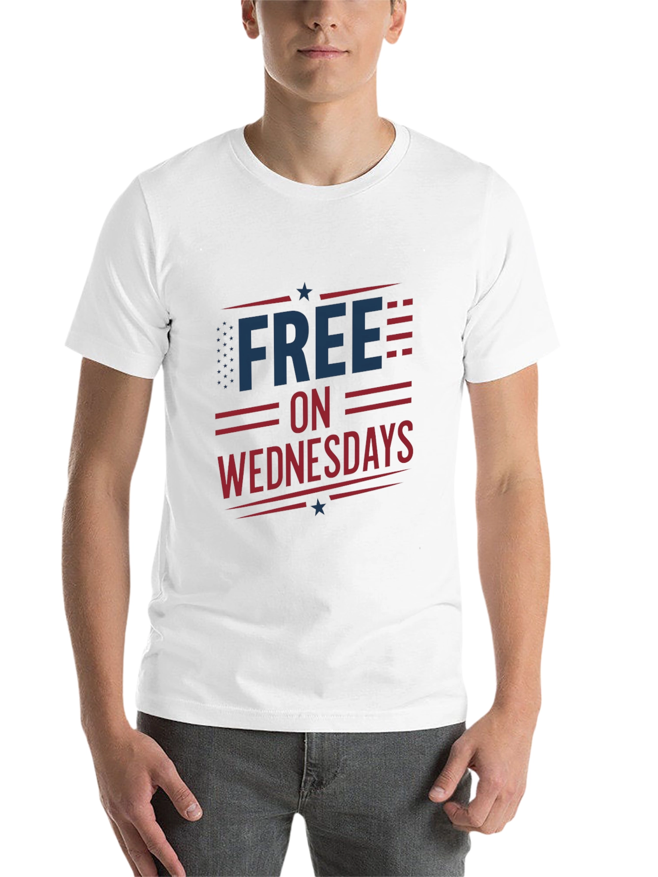 Black Free on Wednesdays T-Shirt view 14