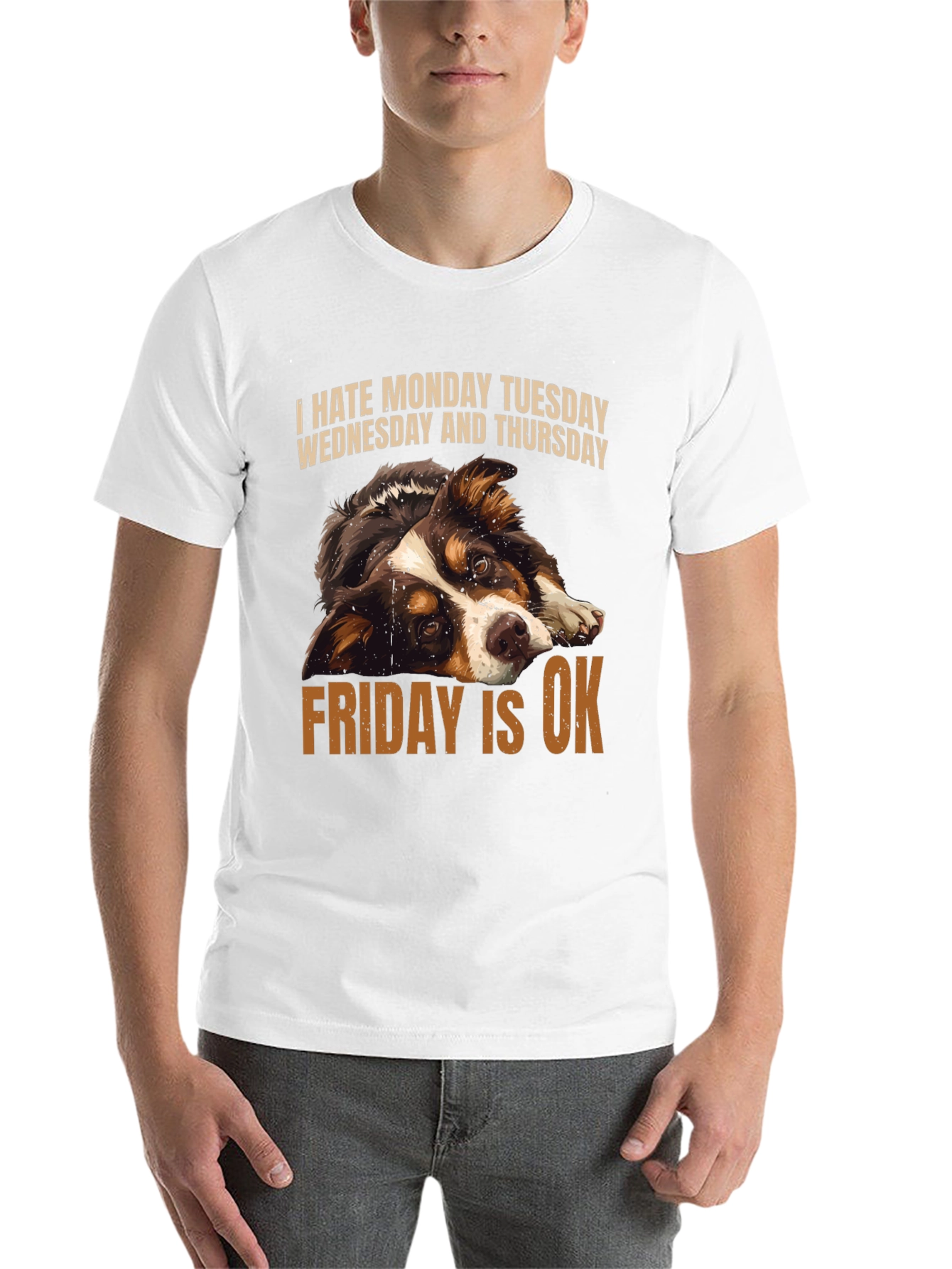Funny Dog Days of the Week T-Shirt - 14