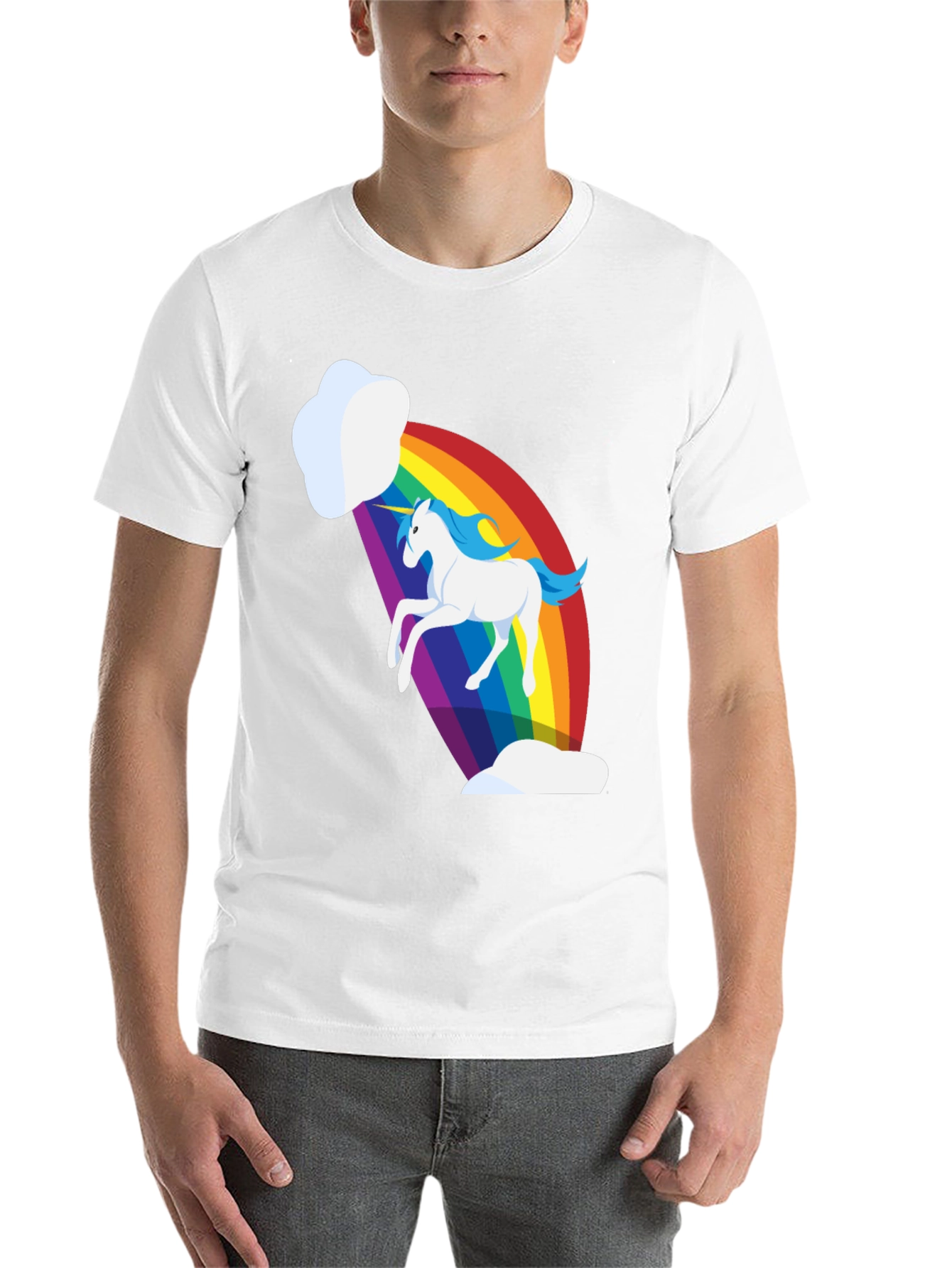 Black Unicorn Rainbow T-Shirt - Magical & Fun! view 14