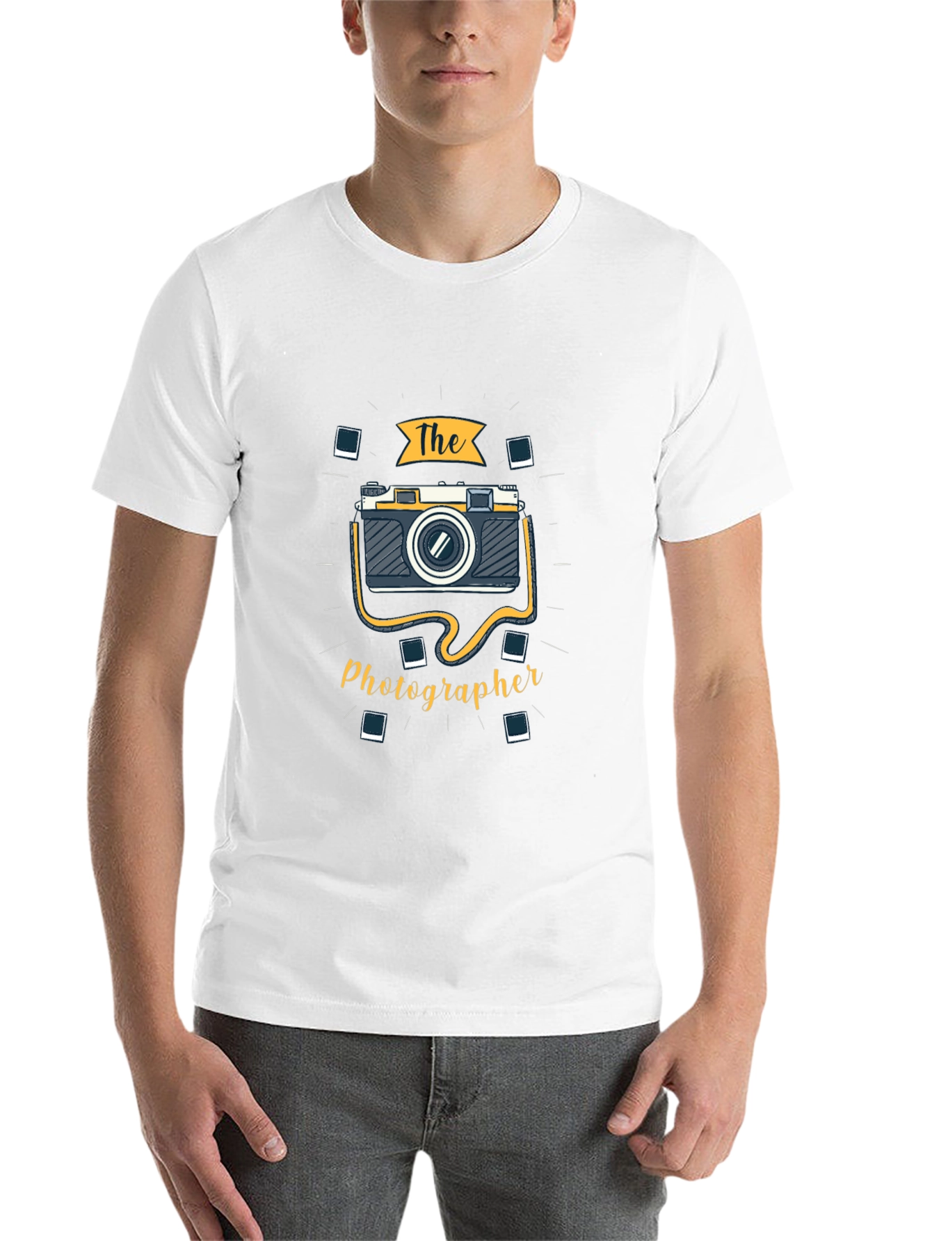 Black The Photographer Graphic T-Shirt - Black view 14