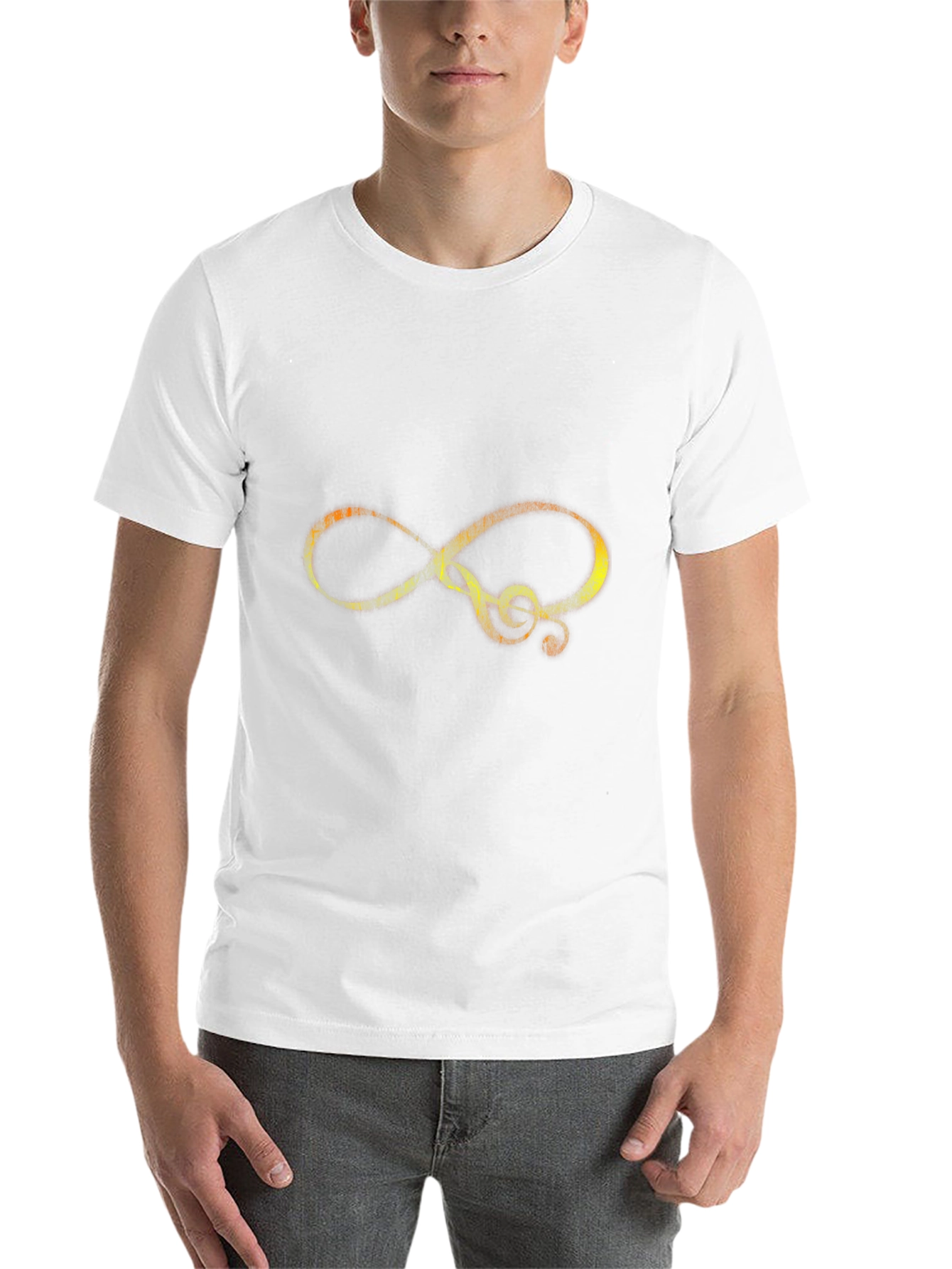 Black Music Infinity T-Shirt: Artistic & Stylish! view 14