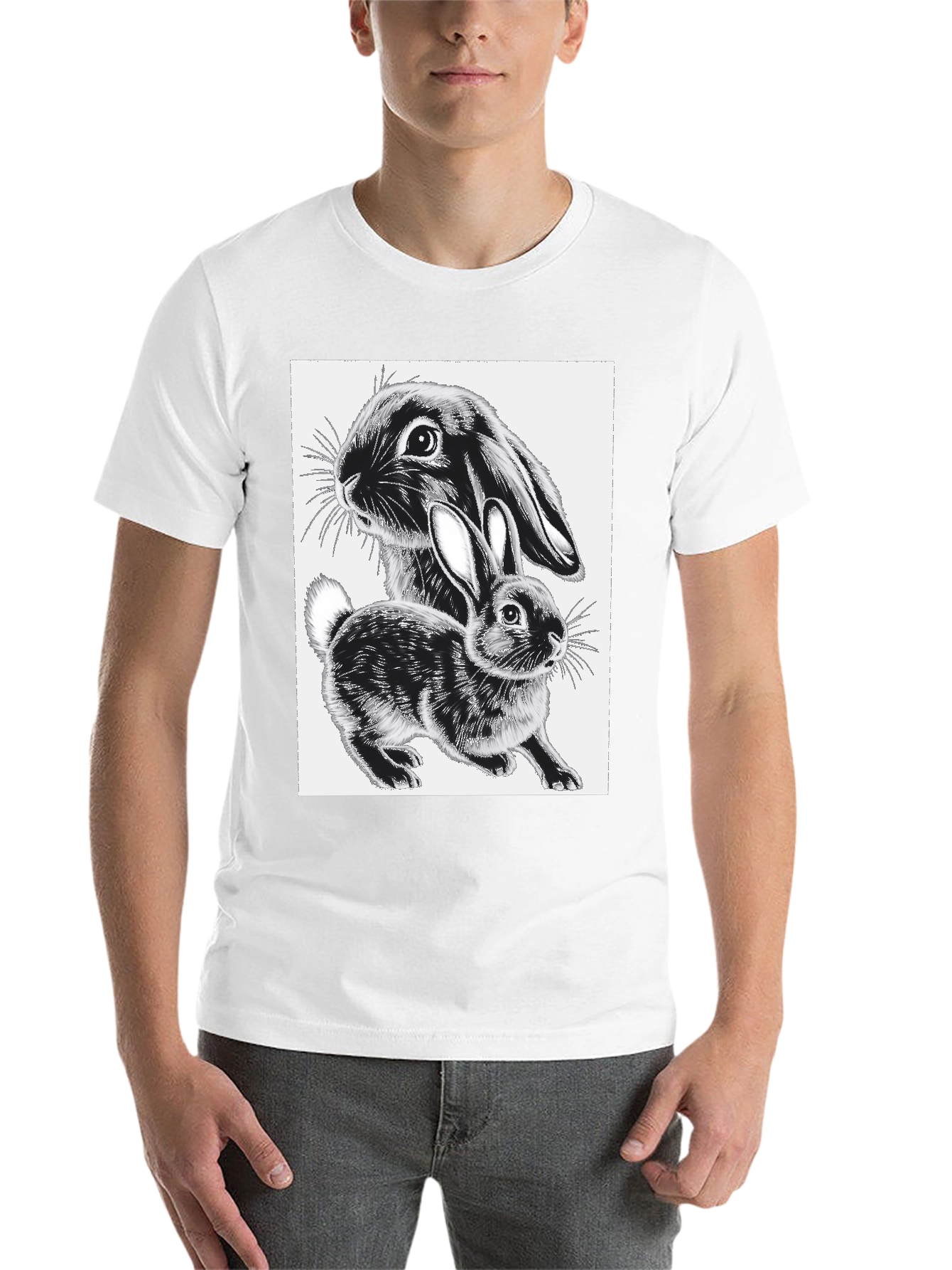 Black Black Rabbit Graphic Tee view 14