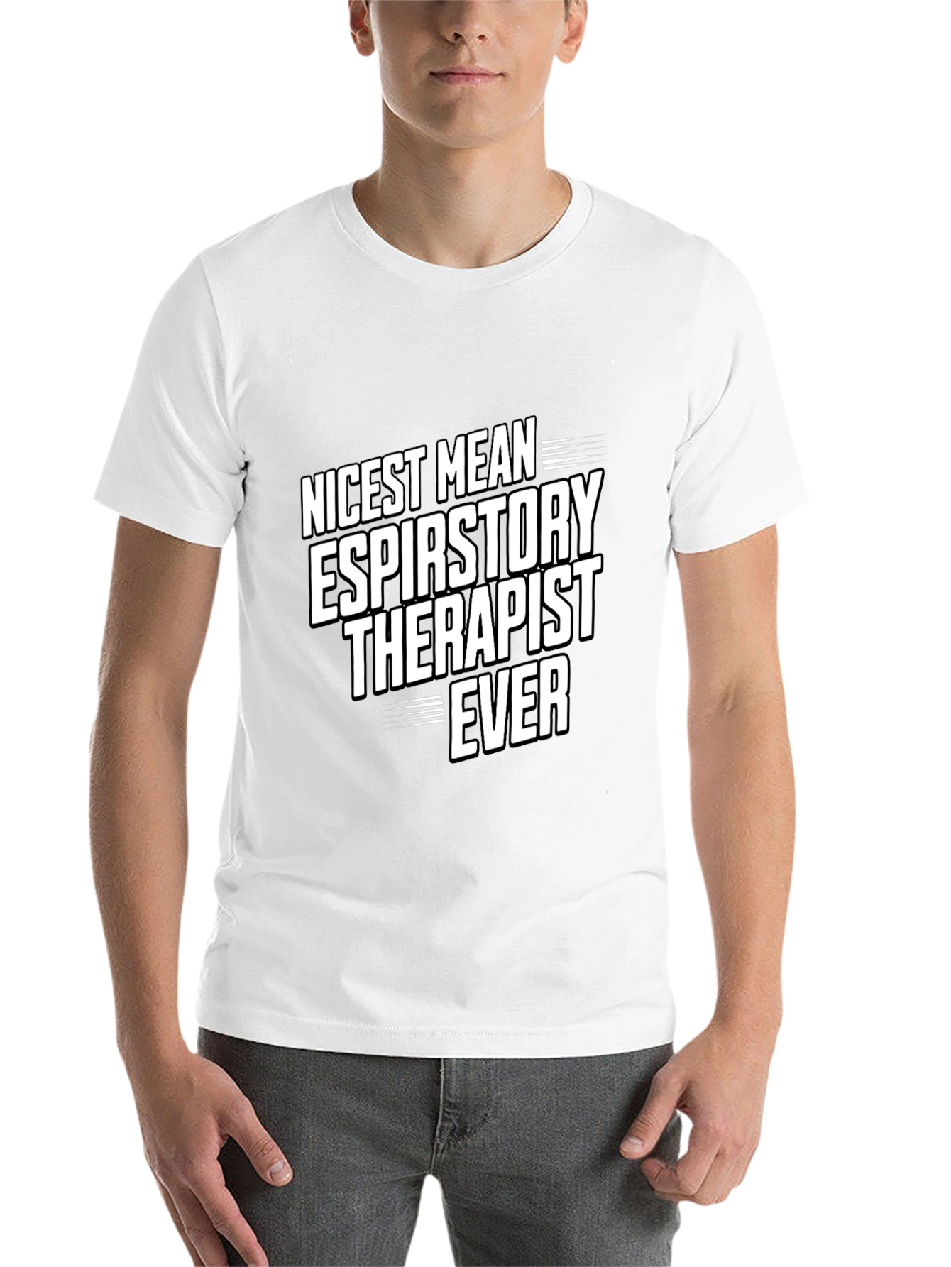 Black Nicest Respiratory Therapist Ever T-Shirt view 14