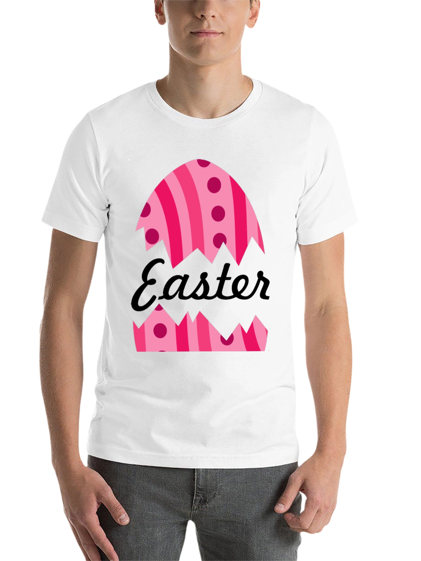 Camiseta Huevo de Pascua Rayas y Lunares